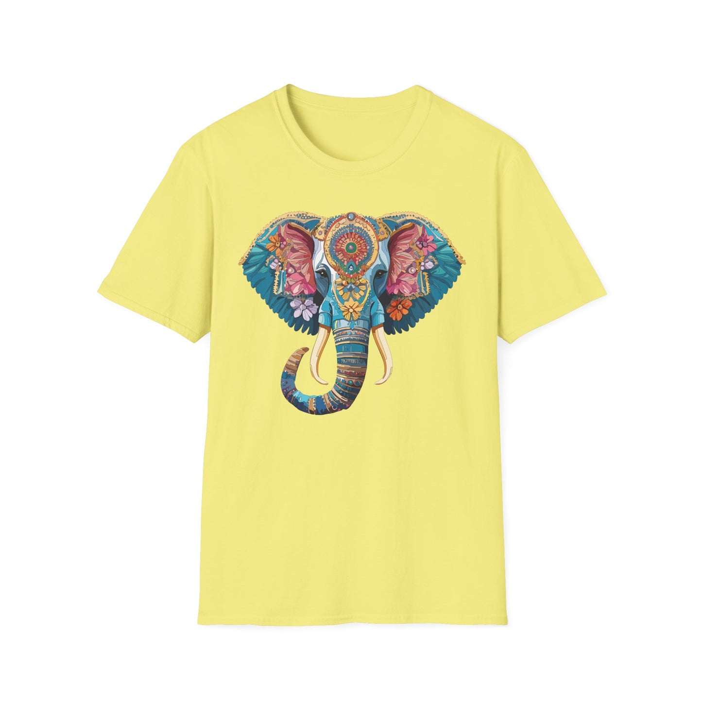 Elephant Shirt, T Shirt with Elephant, Elephant on T Shirt, T Shirt with Animation, Animals Tee Shirt