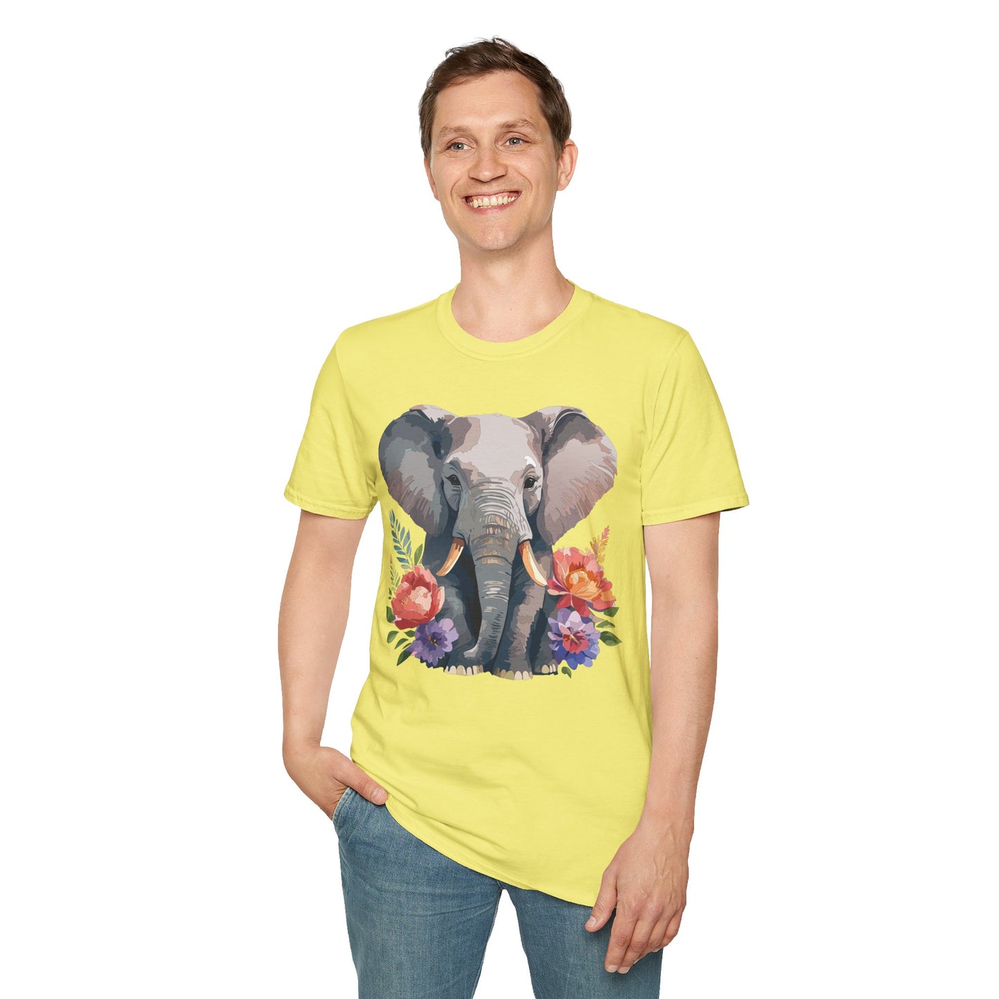 Elephant T-Shirt, Elephant T Shirt, Shirt with Elephant, Shirt with Animal