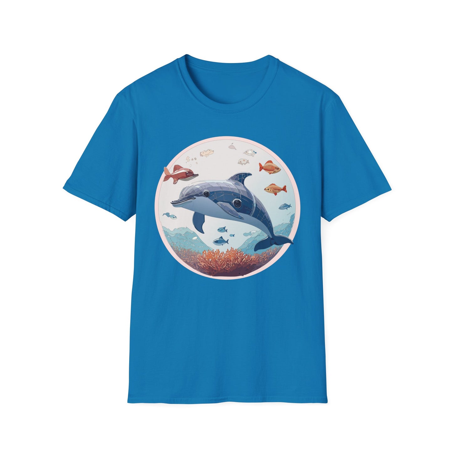 Dolphin Shirts, Shirt with Dolphin, Fish Tee Shirt, Animal Shirt