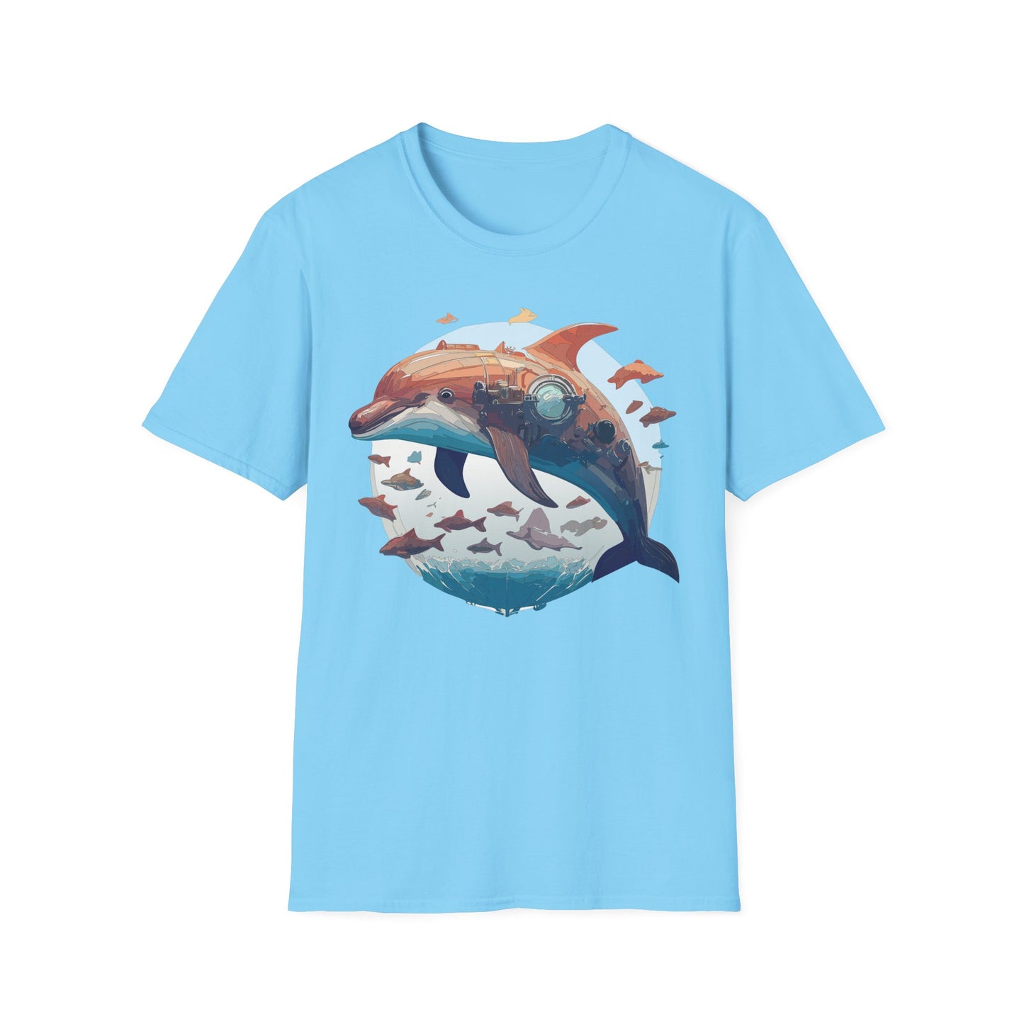 Dolphin Shirts, Shirt with Dolphin, Fish Tee Shirt, Animal Shirt