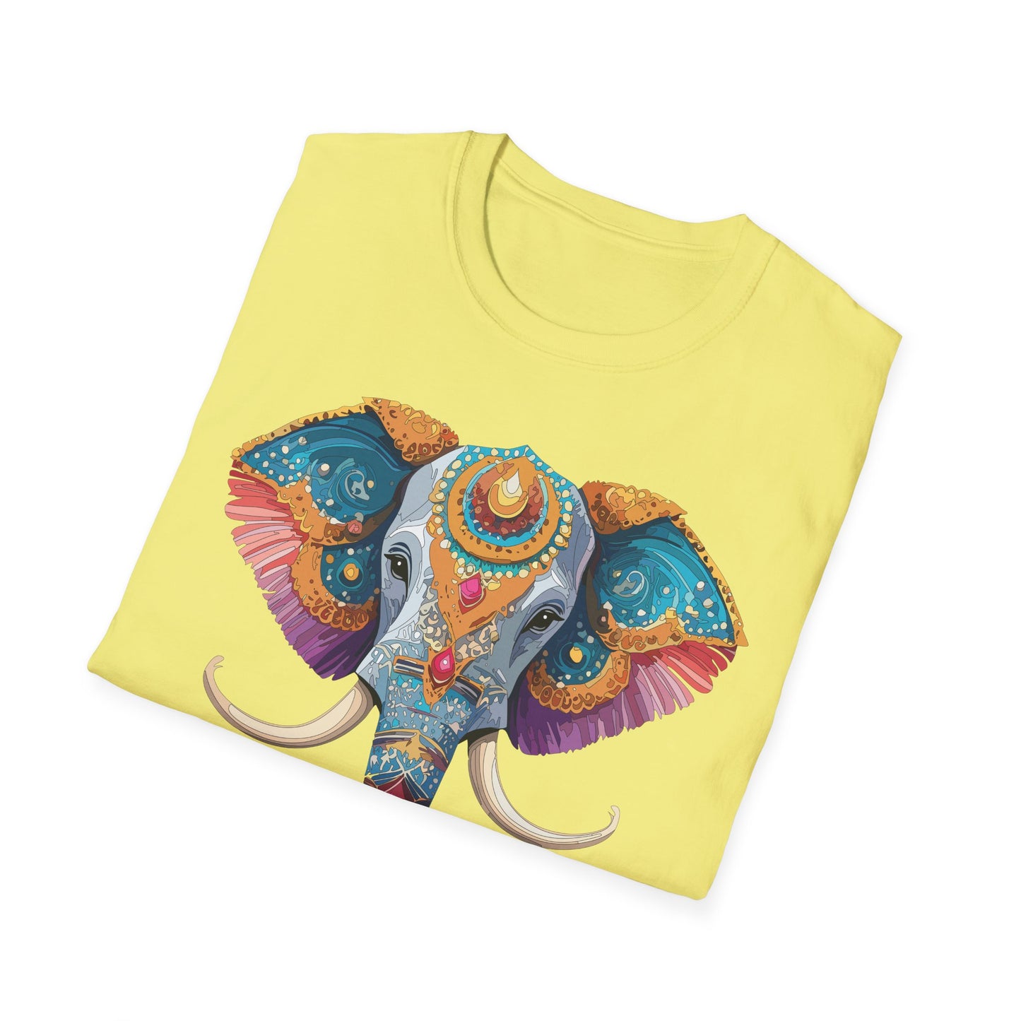 Elephant Shirt, T Shirt with Elephant, Elephant on T Shirt, T Shirt with Animation, Animals Tee Shirt
