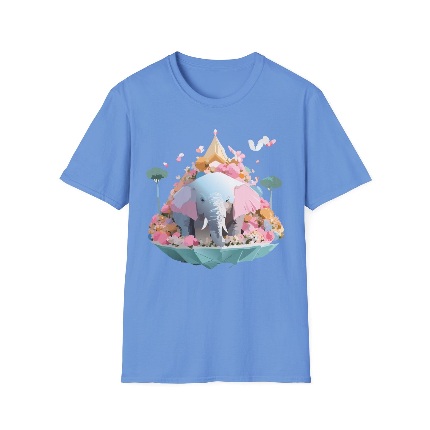 Elephant Shirt, T Shirt with Elephant, Elephant on T Shirt, T Shirt with Animation, Animals Tee Shirt
