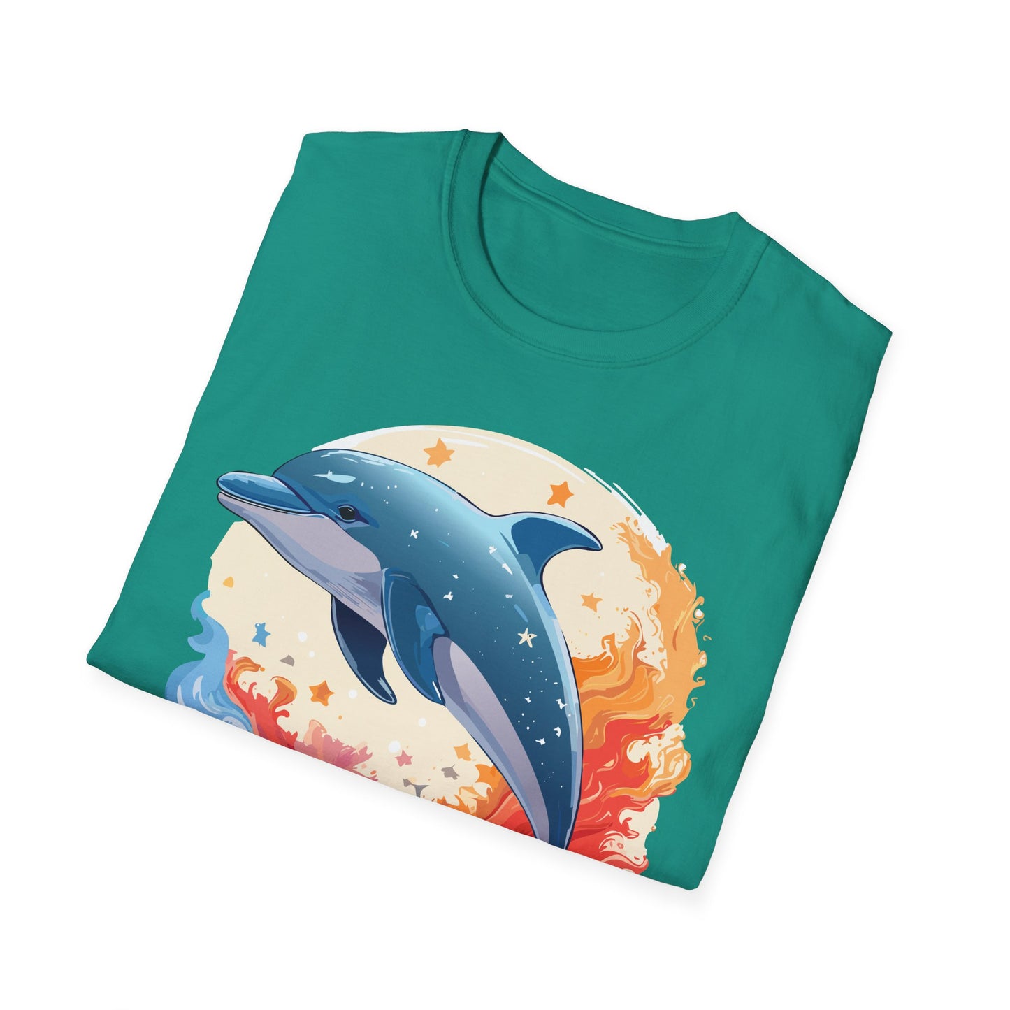 Dolphin Shirts, Shirt with Dolphin, Fish Tee Shirt, Animal Shirt