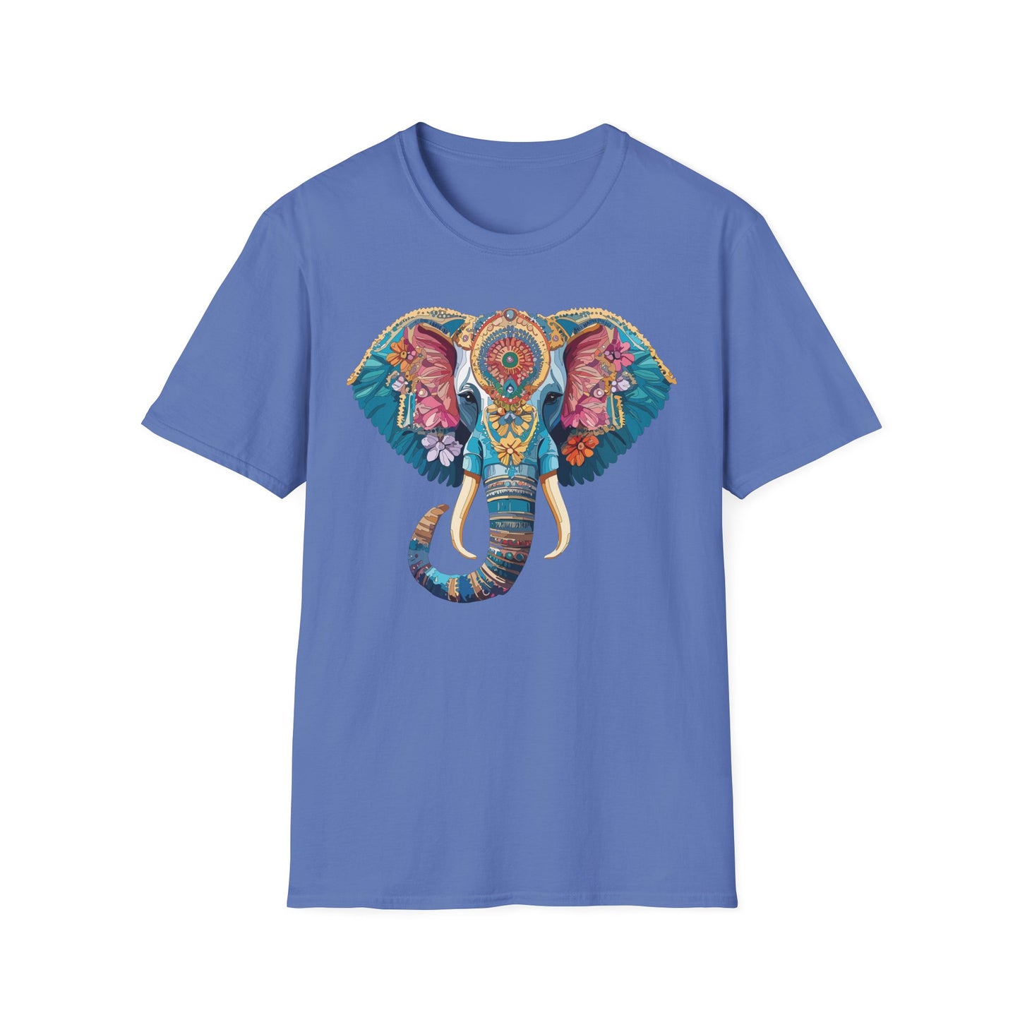 Elephant Shirt, T Shirt with Elephant, Elephant on T Shirt, T Shirt with Animation, Animals Tee Shirt