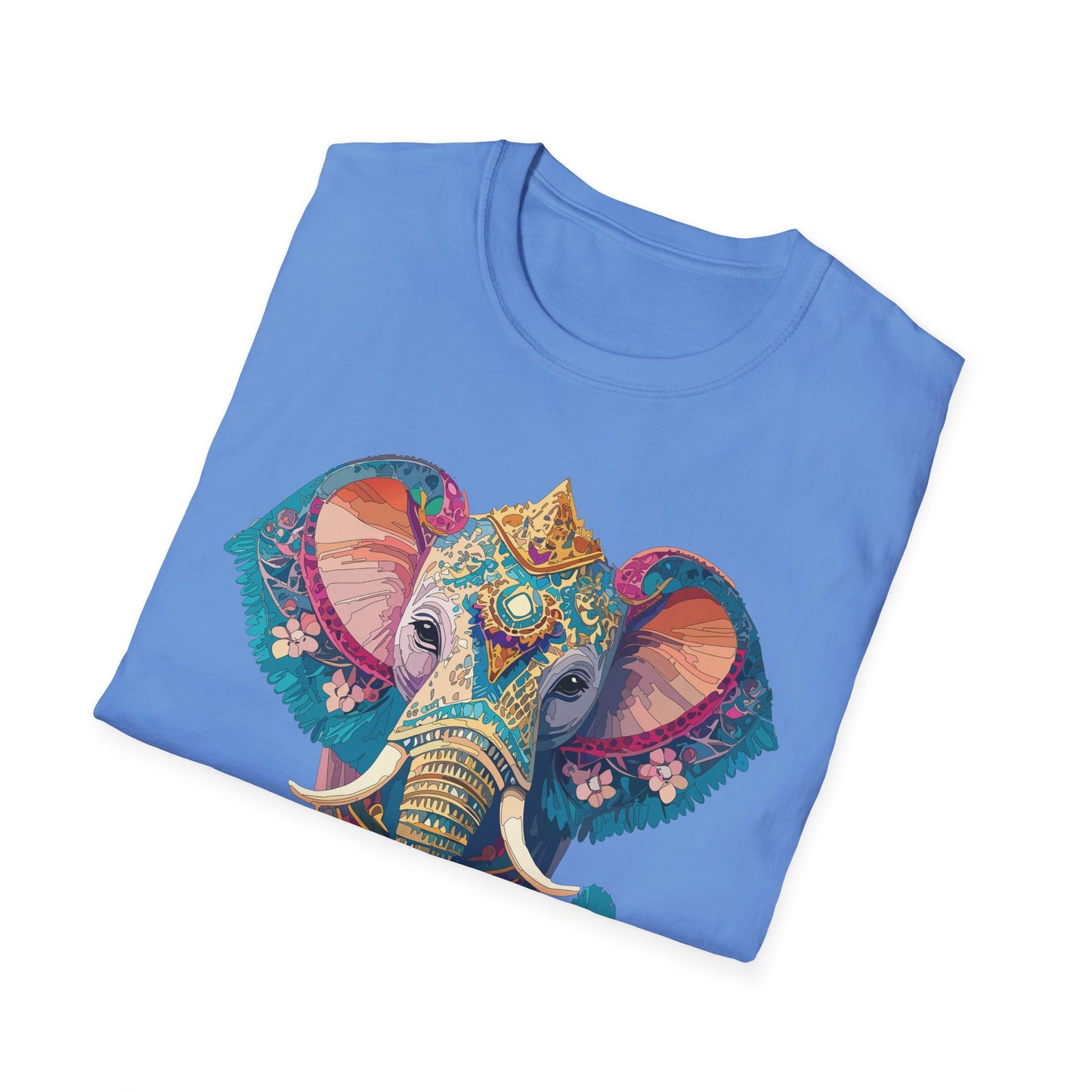 Elephant Shirt, T Shirt with Elephant, Elephant on T Shirt, T Shirt with Animation, Animals Tee Shirt
