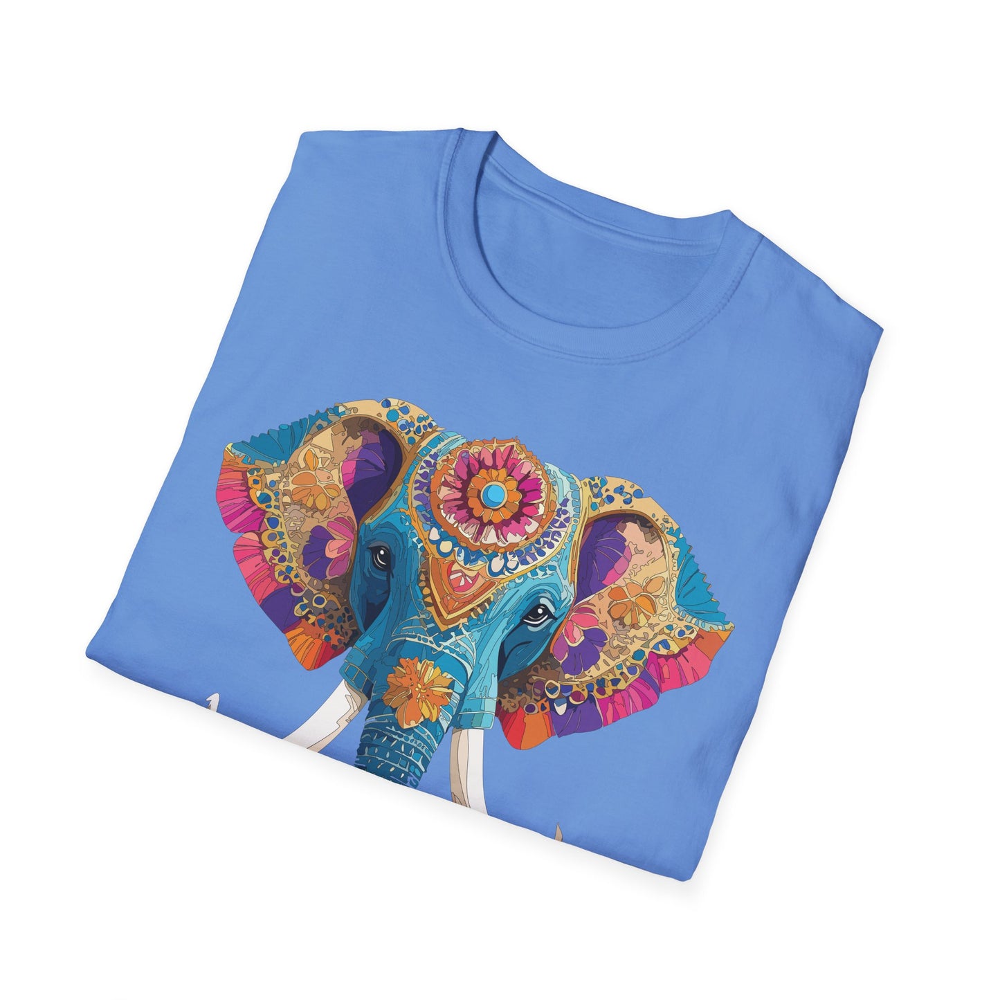Elephant Shirt, T Shirt with Elephant, Elephant on T Shirt, T Shirt with Animation, Animals Tee Shirt