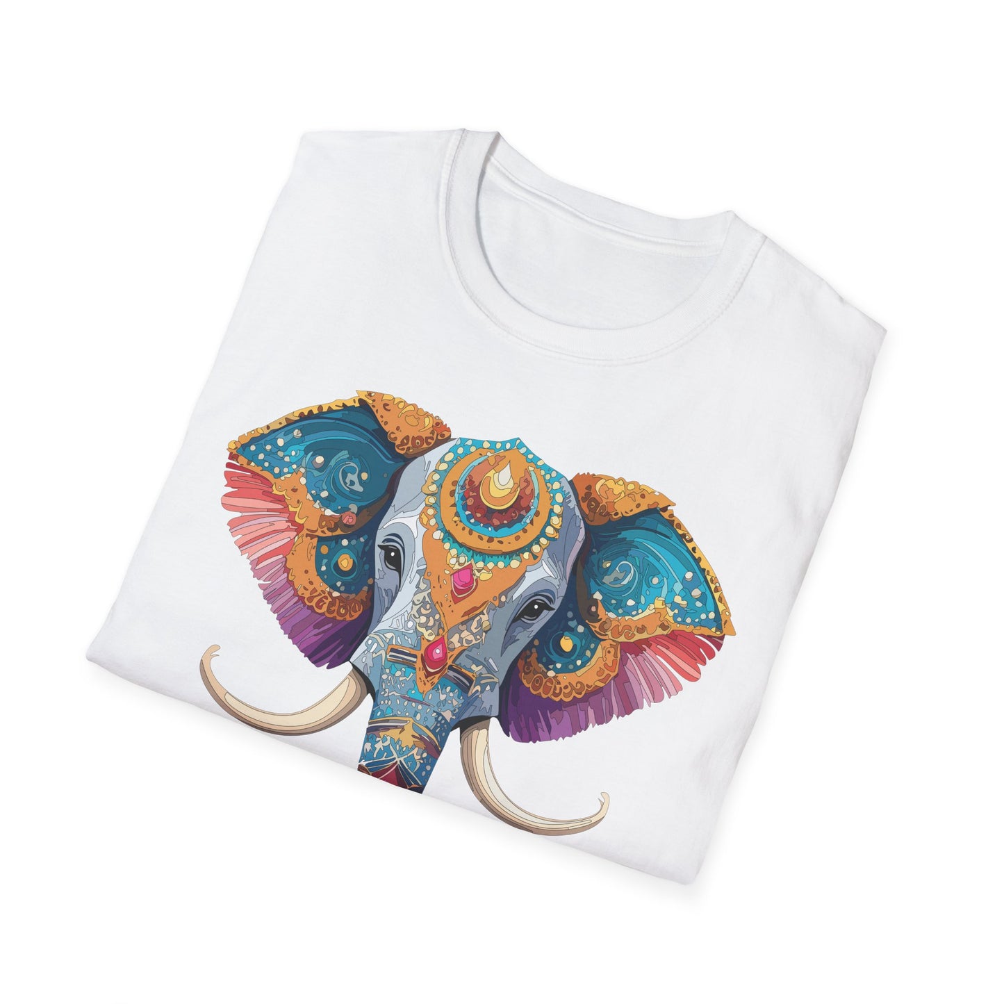 Elephant Shirt, T Shirt with Elephant, Elephant on T Shirt, T Shirt with Animation, Animals Tee Shirt