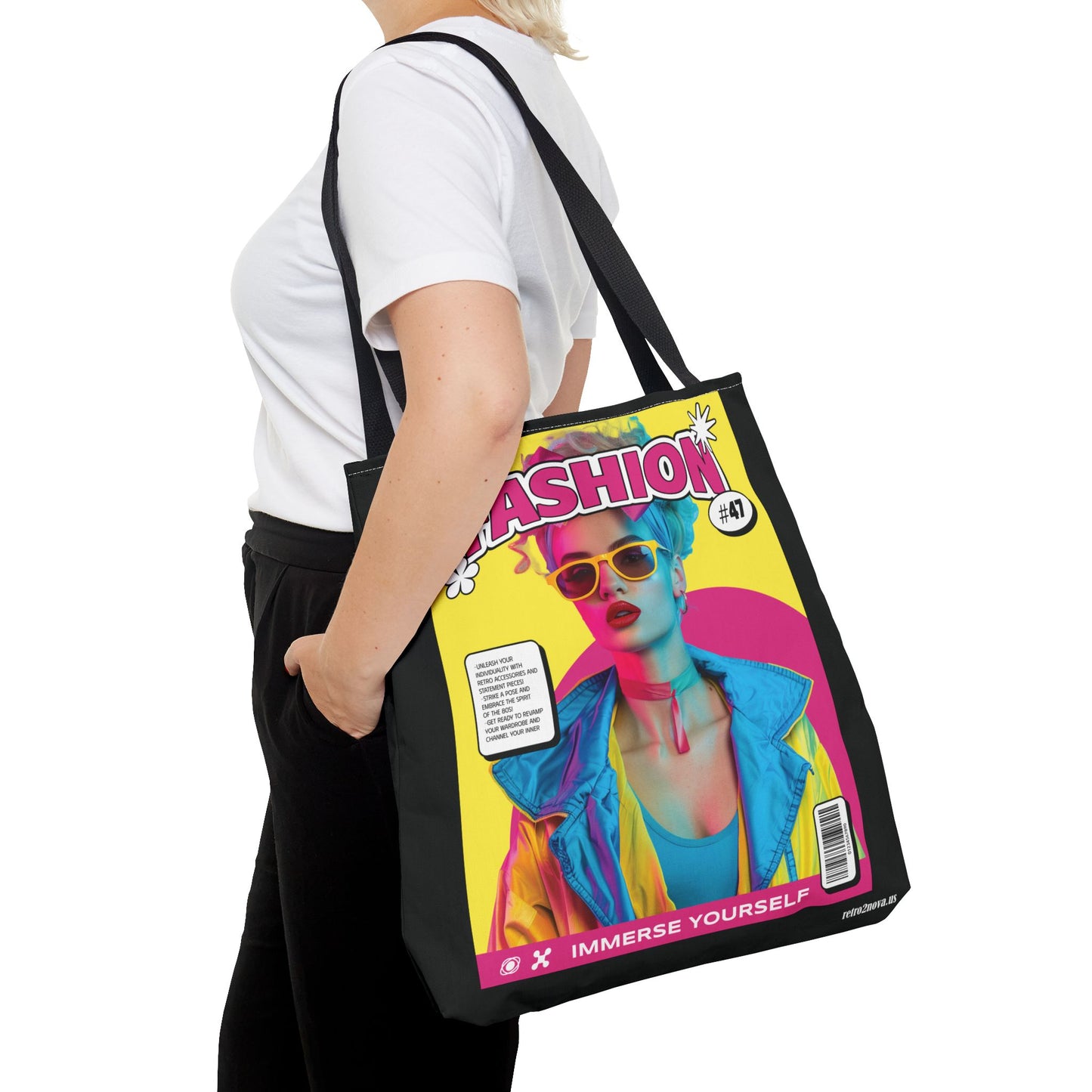 Canvas Tote Bag - Magazine Cover - retro2nova
