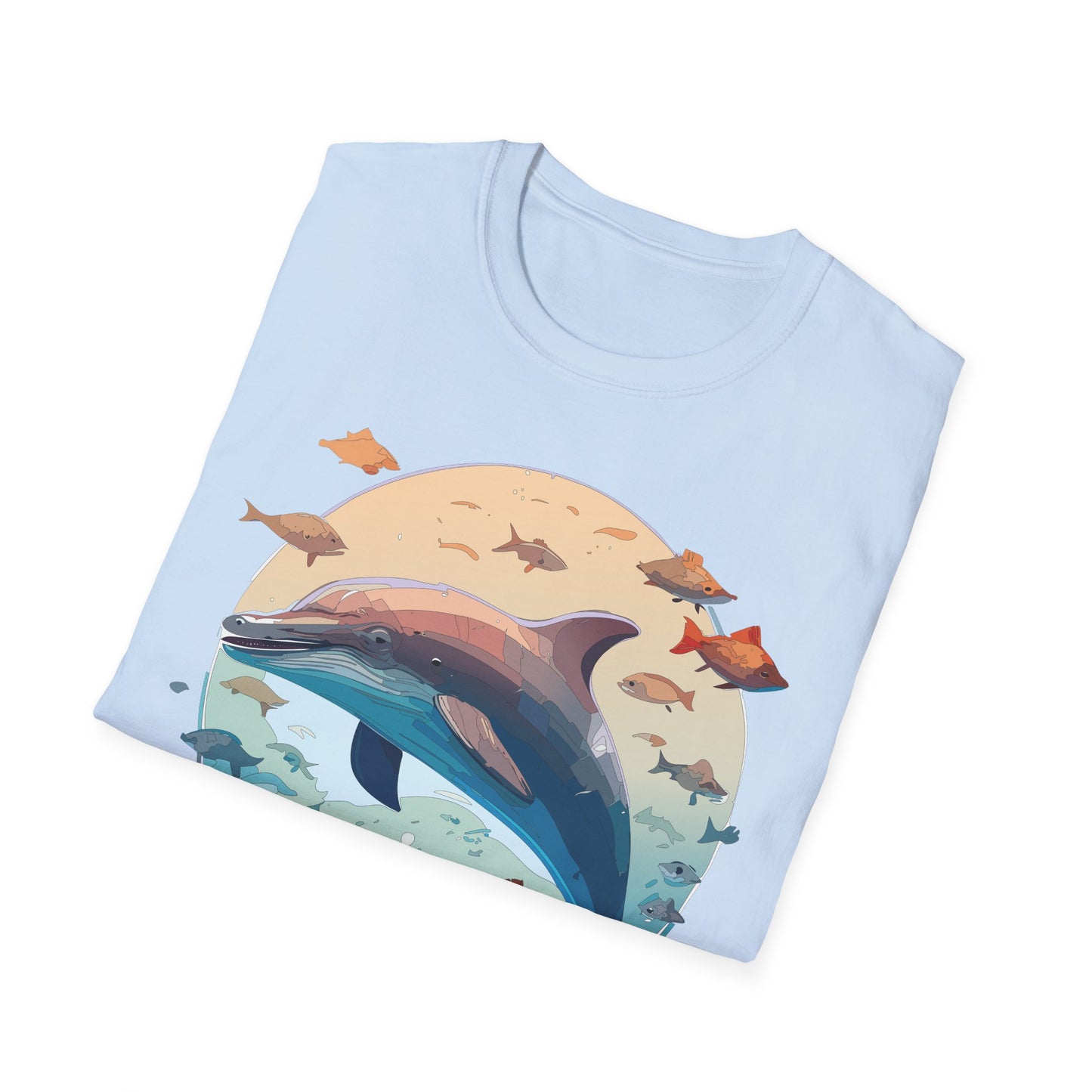Dolphin Shirts, Shirt with Dolphin, Fish Tee Shirt, Animal Shirt