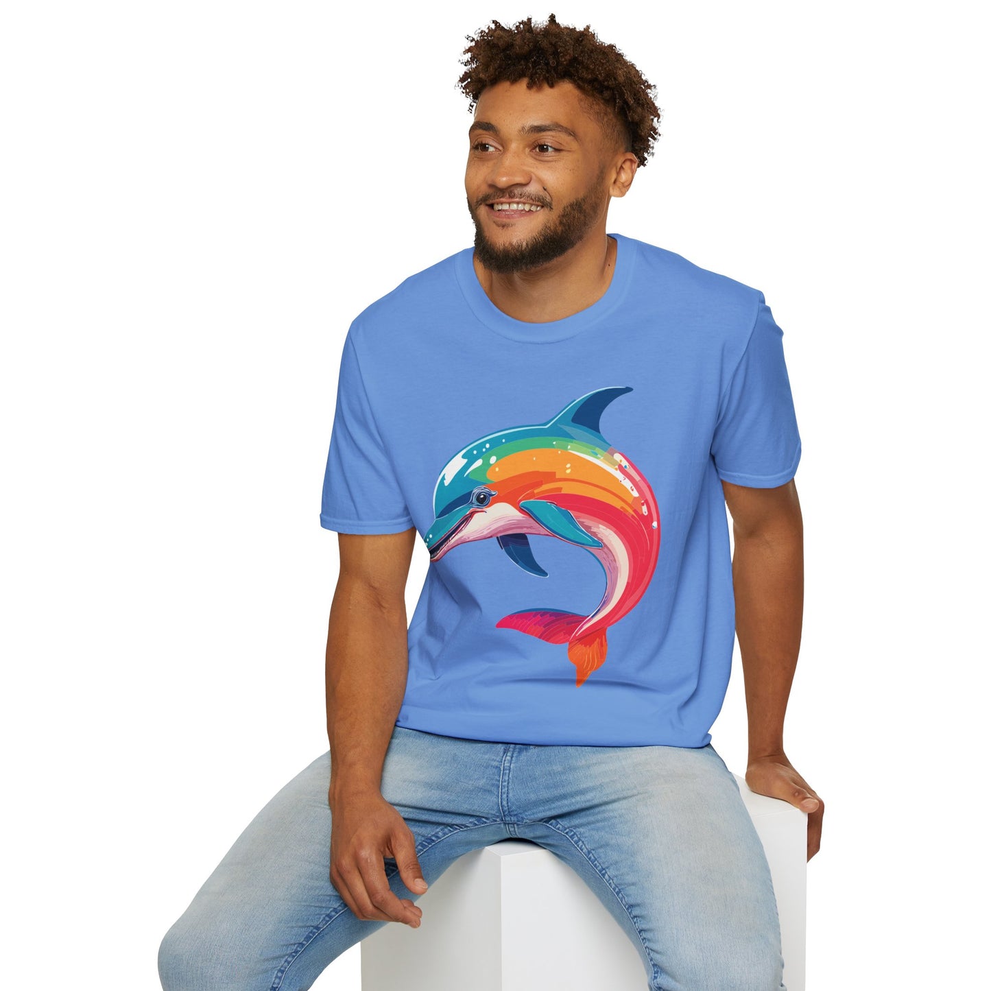 Dolphin Shirts, Shirt with Dolphin, Fish Tee Shirt, Animal Shirt
