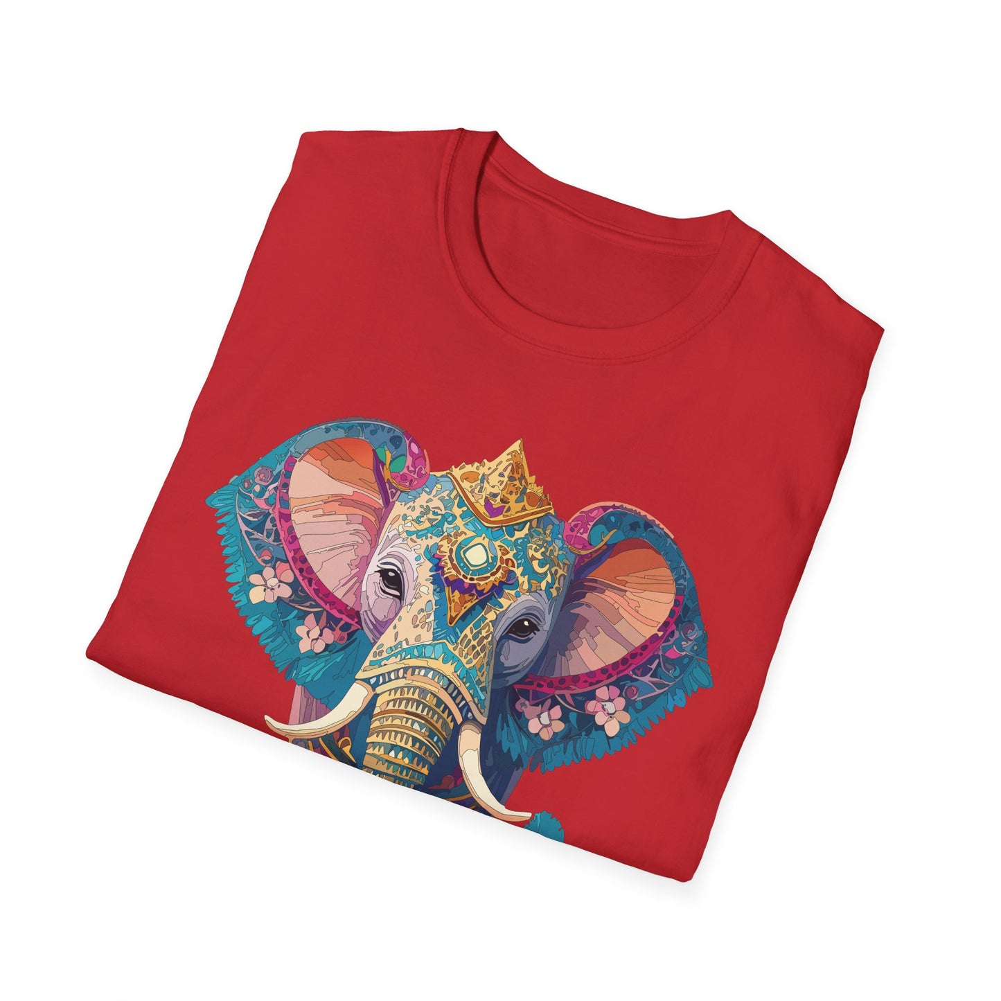 Elephant Shirt, T Shirt with Elephant, Elephant on T Shirt, T Shirt with Animation, Animals Tee Shirt