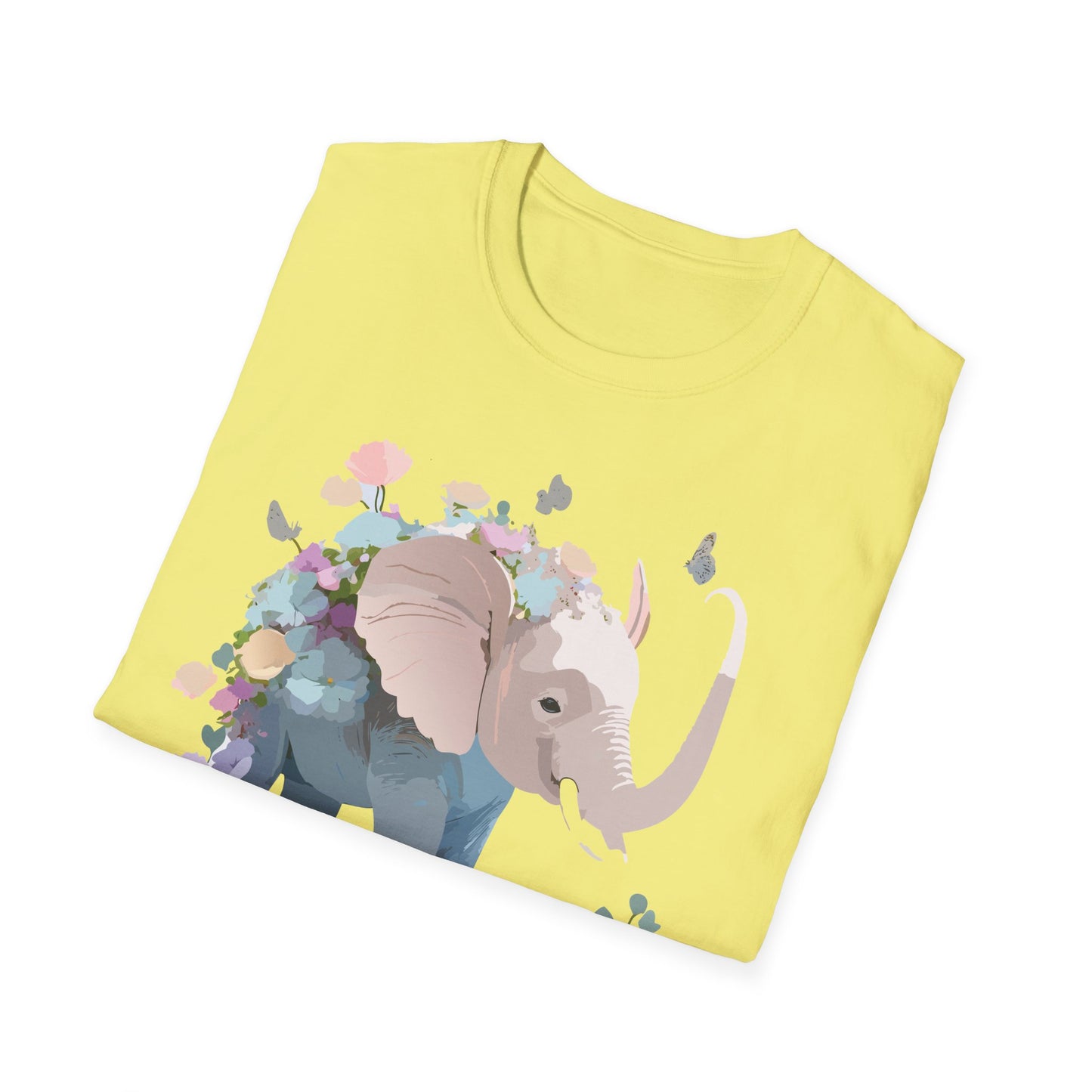 Elephant Shirt, T Shirt with Elephant, Elephant on T Shirt, T Shirt with Animation, Animals Tee Shirt