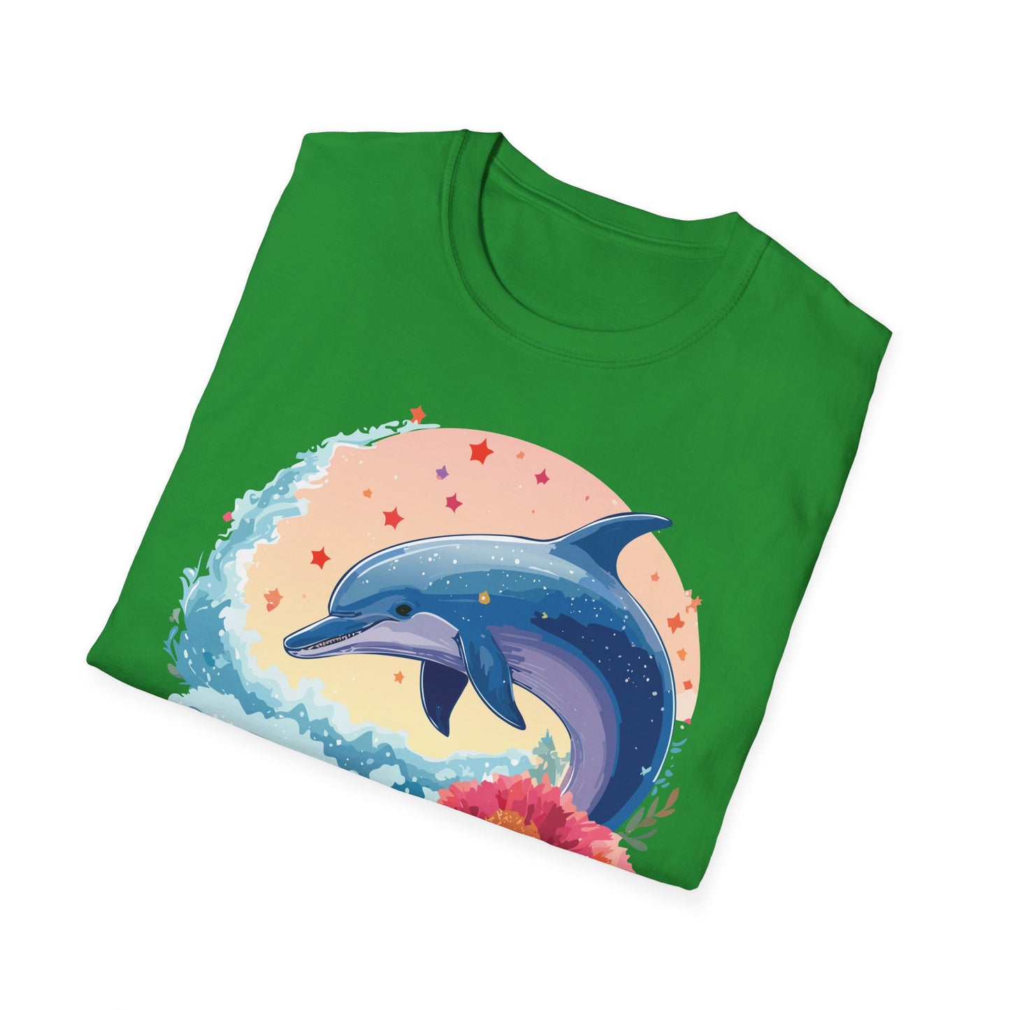 Dolphin Shirts, Shirt with Dolphin, Fish Tee Shirt, Animal Shirt