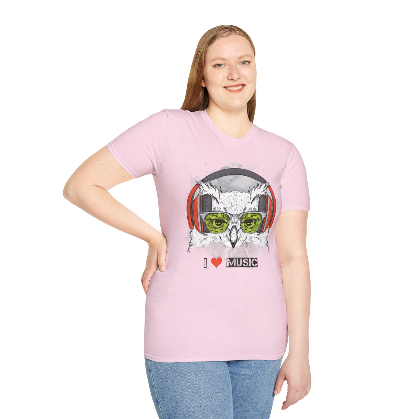 I love Music Animals Shirts, Shirt with Animals, Animals with Headphones Shirt