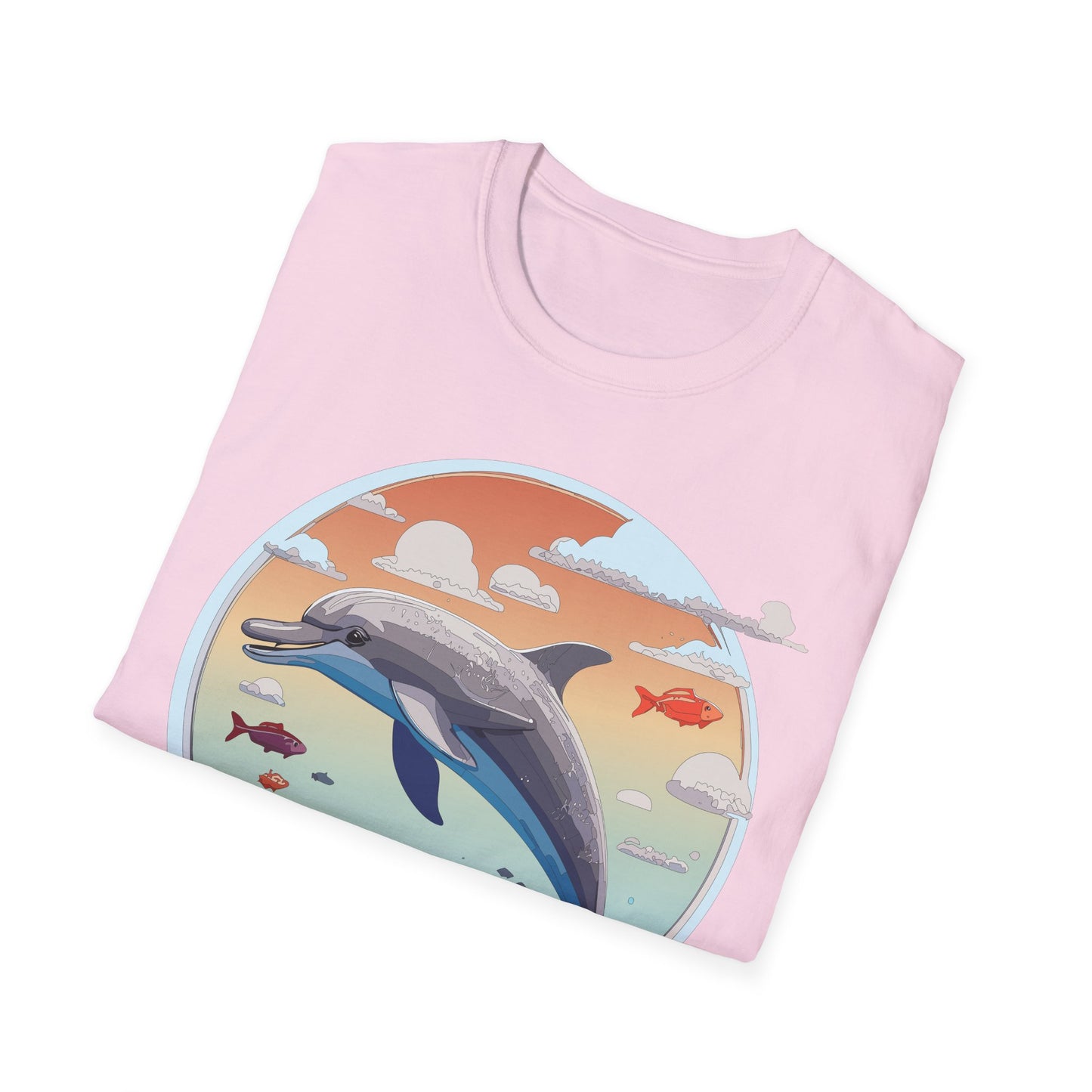 Dolphin Shirts, Shirt with Dolphin, Fish Tee Shirt, Animal Shirt