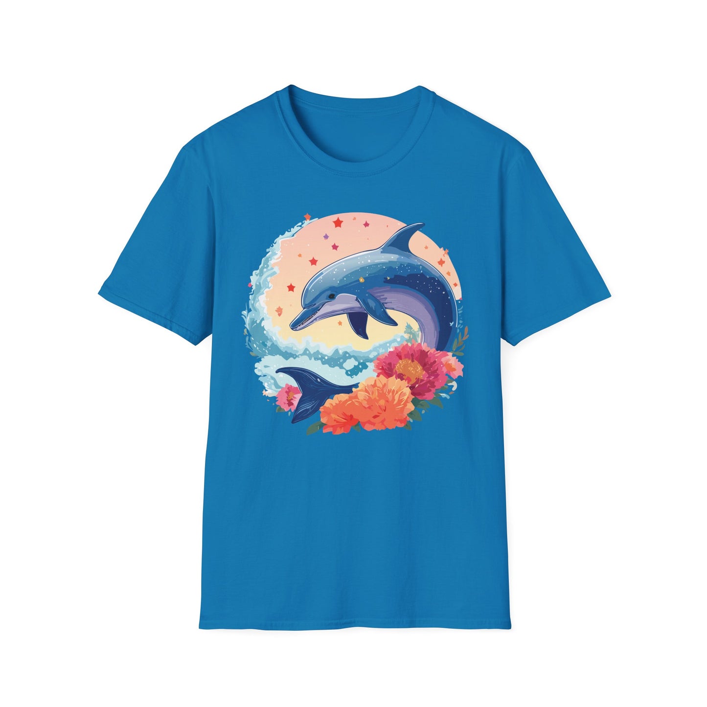 Dolphin Shirts, Shirt with Dolphin, Fish Tee Shirt, Animal Shirt