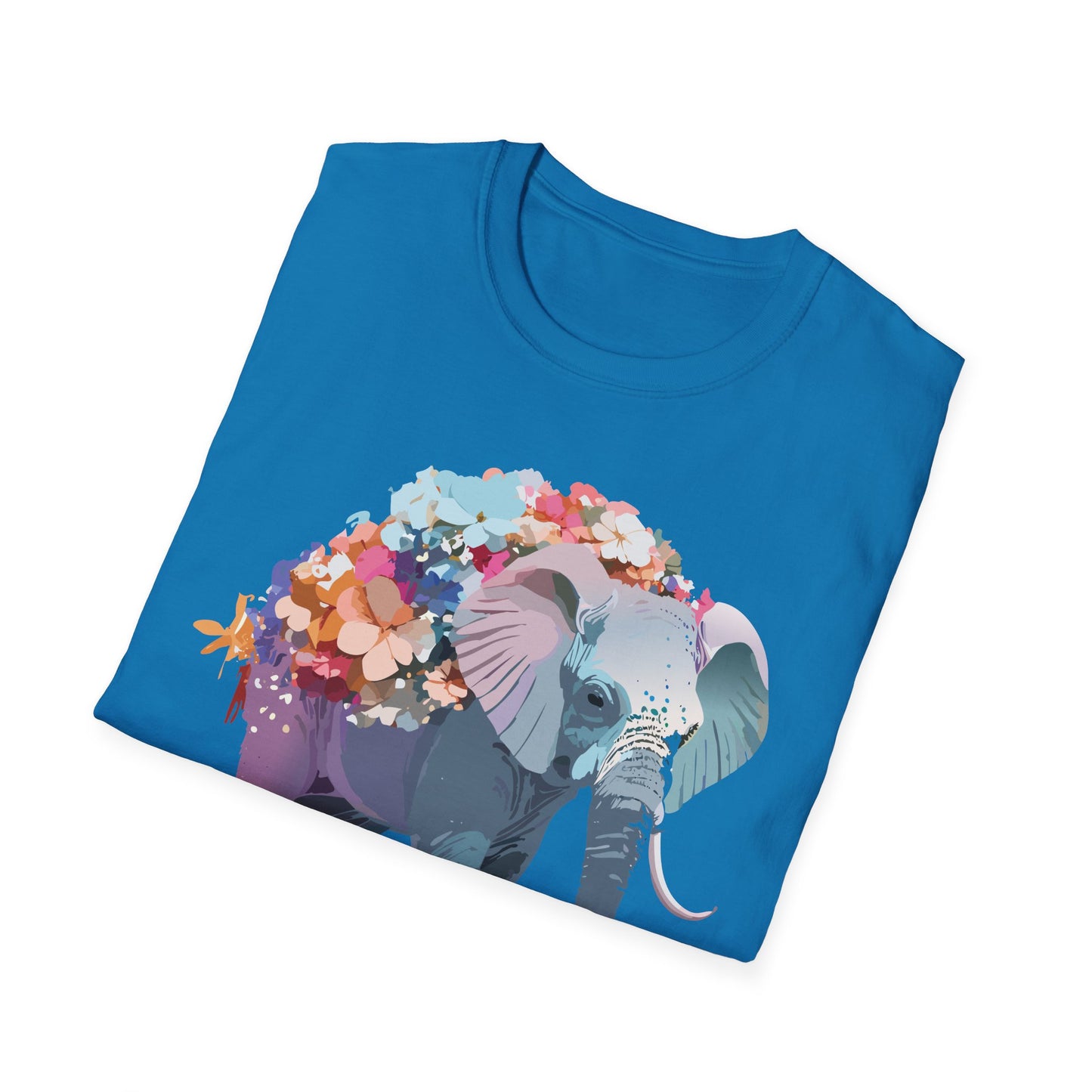 Elephant Shirt, T Shirt with Elephant, Elephant on T Shirt, T Shirt with Animation, Animals Tee Shirt