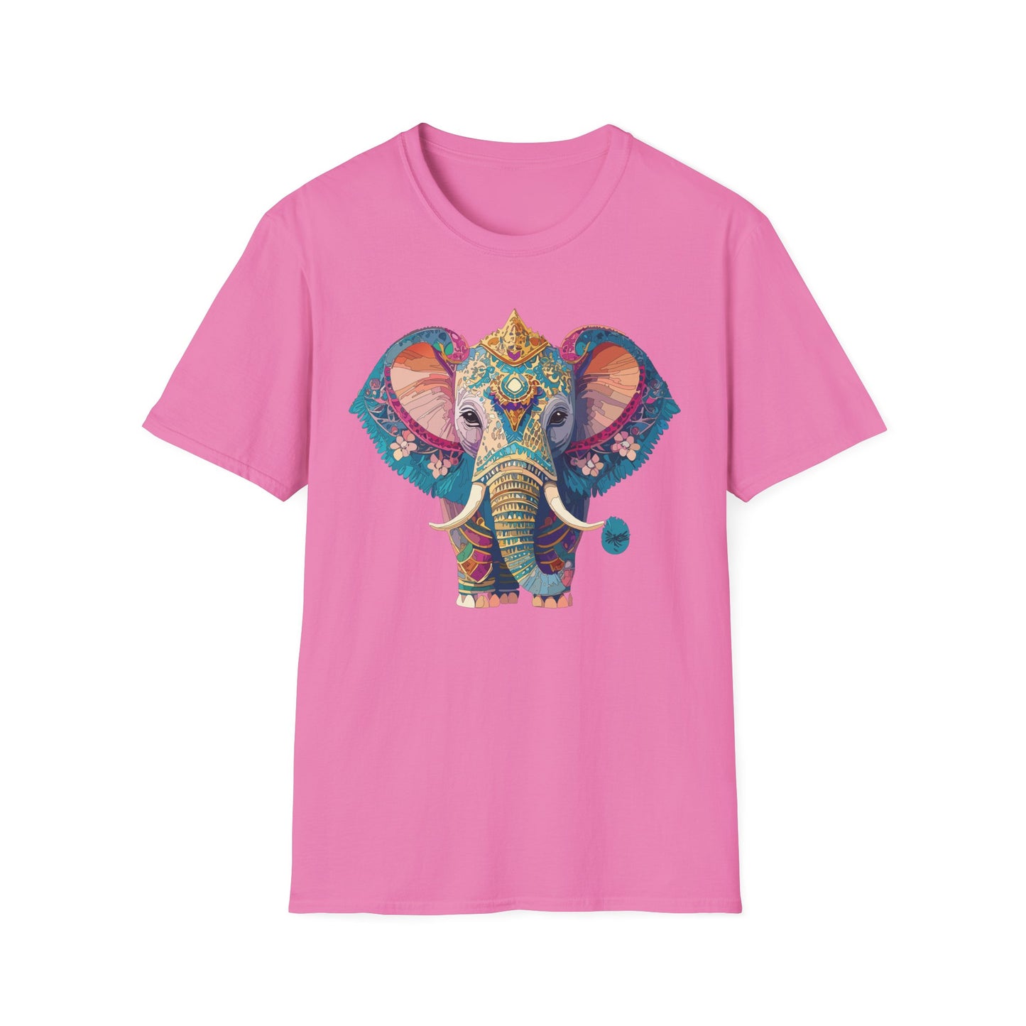 Elephant Shirt, T Shirt with Elephant, Elephant on T Shirt, T Shirt with Animation, Animals Tee Shirt
