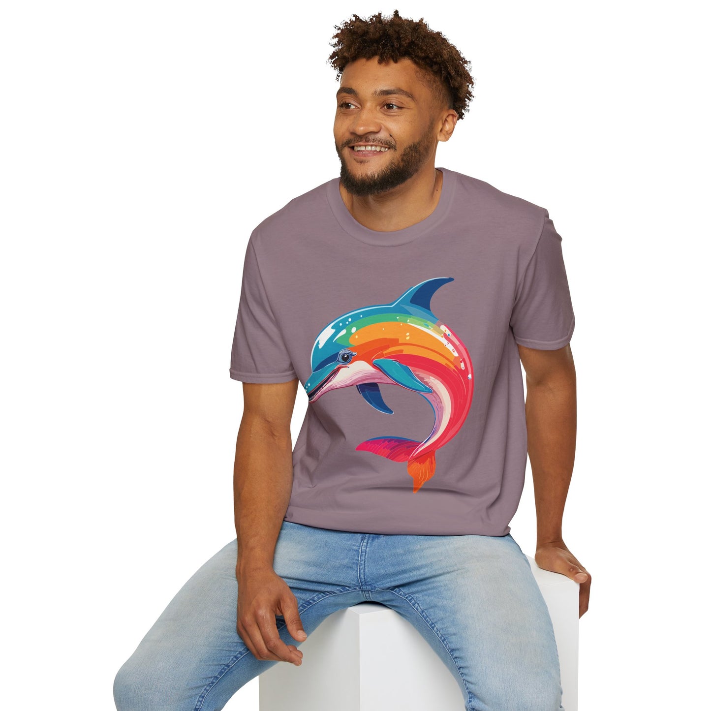 Dolphin Shirts, Shirt with Dolphin, Fish Tee Shirt, Animal Shirt