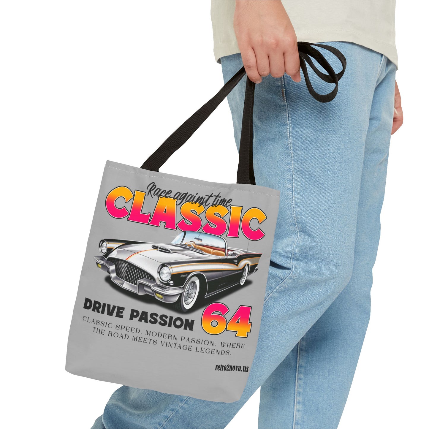 Canvas Tote Bag – Classic Vintage Car - retro2nova