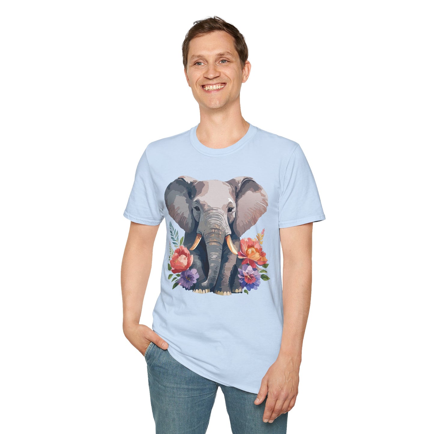 Elephant T-Shirt, Elephant T Shirt, Shirt with Elephant, Shirt with Animal