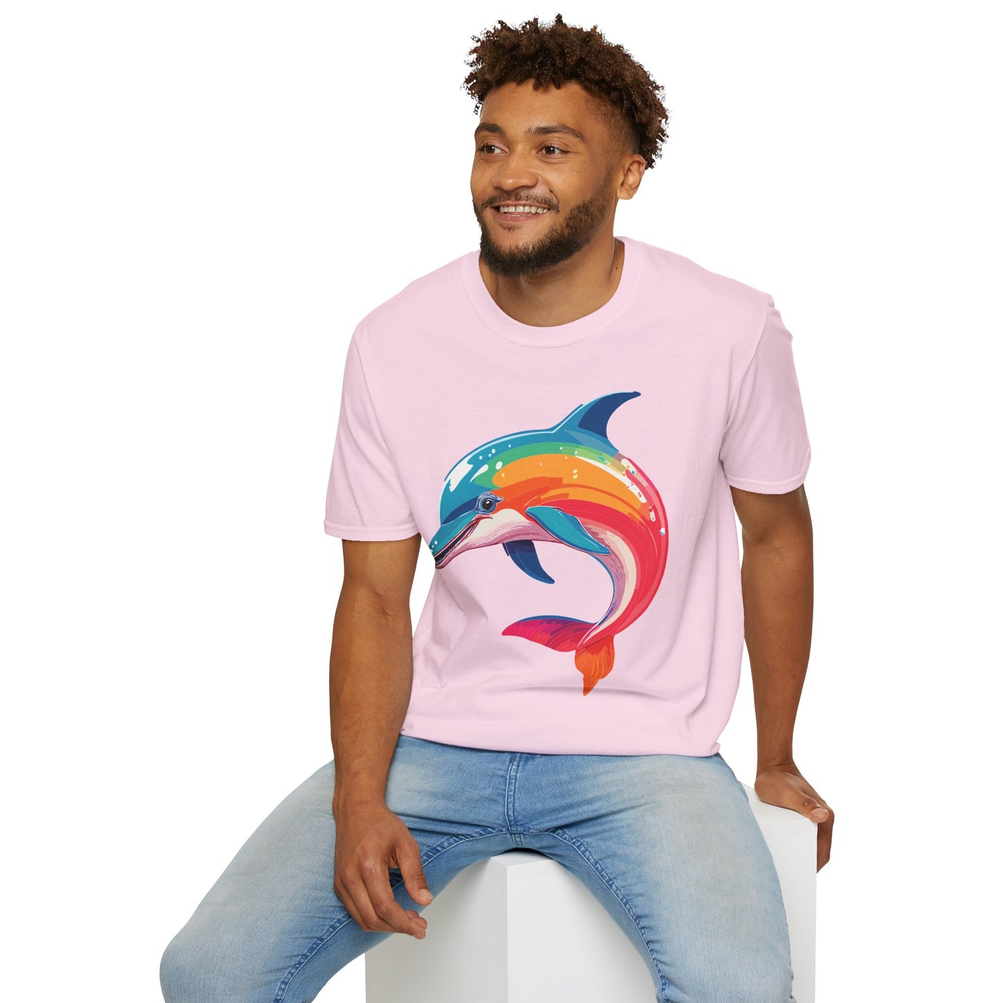 Dolphin Shirts, Shirt with Dolphin, Fish Tee Shirt, Animal Shirt