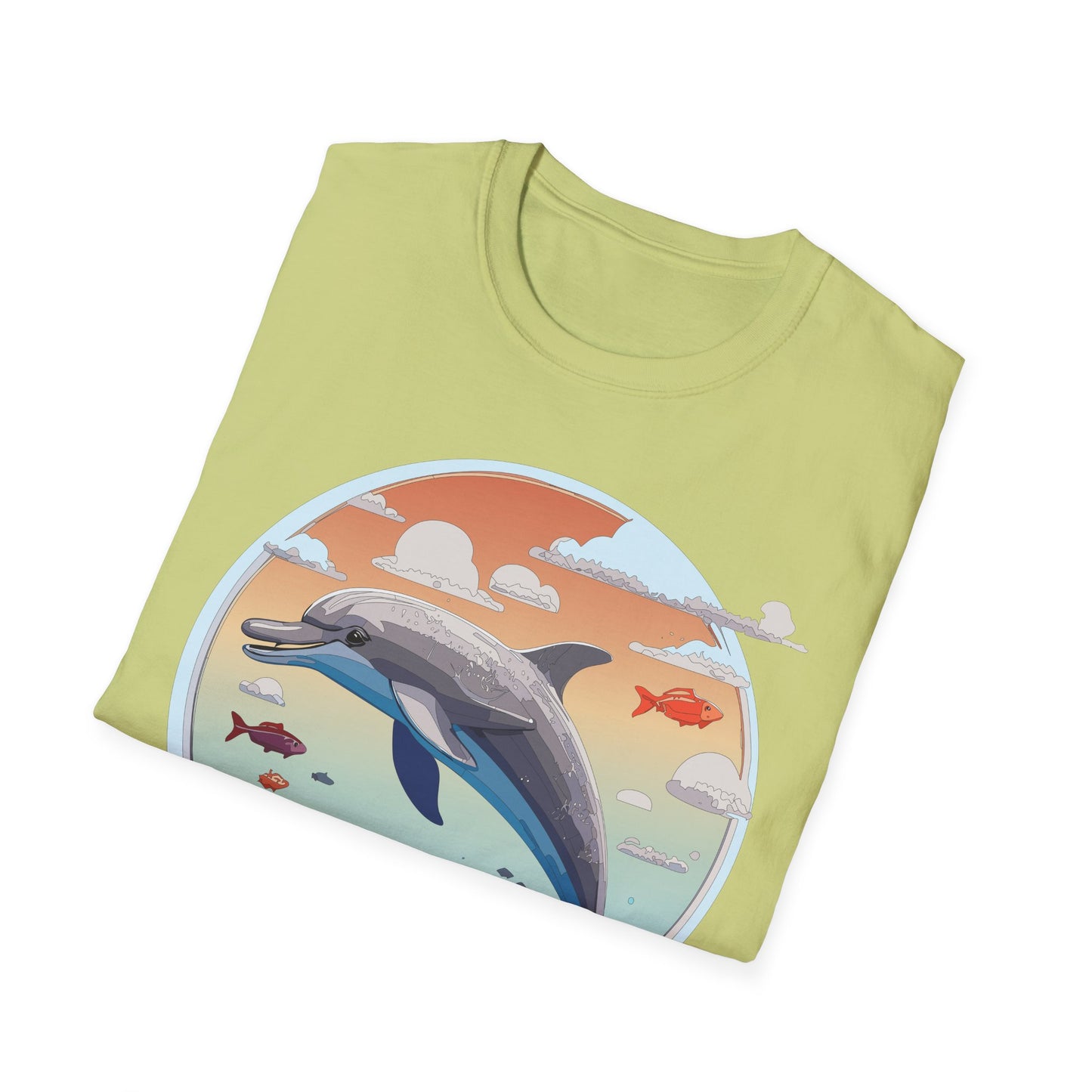Dolphin Shirts, Shirt with Dolphin, Fish Tee Shirt, Animal Shirt