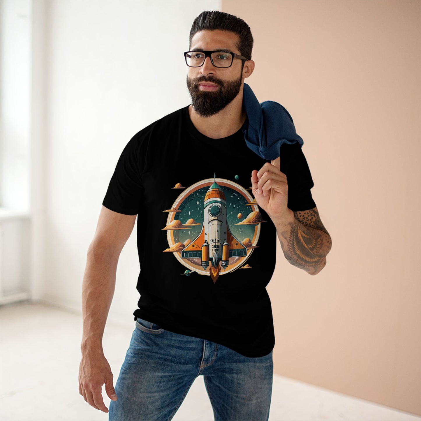 Cosmos Shirt, Shuttle Shirt - retro2nova