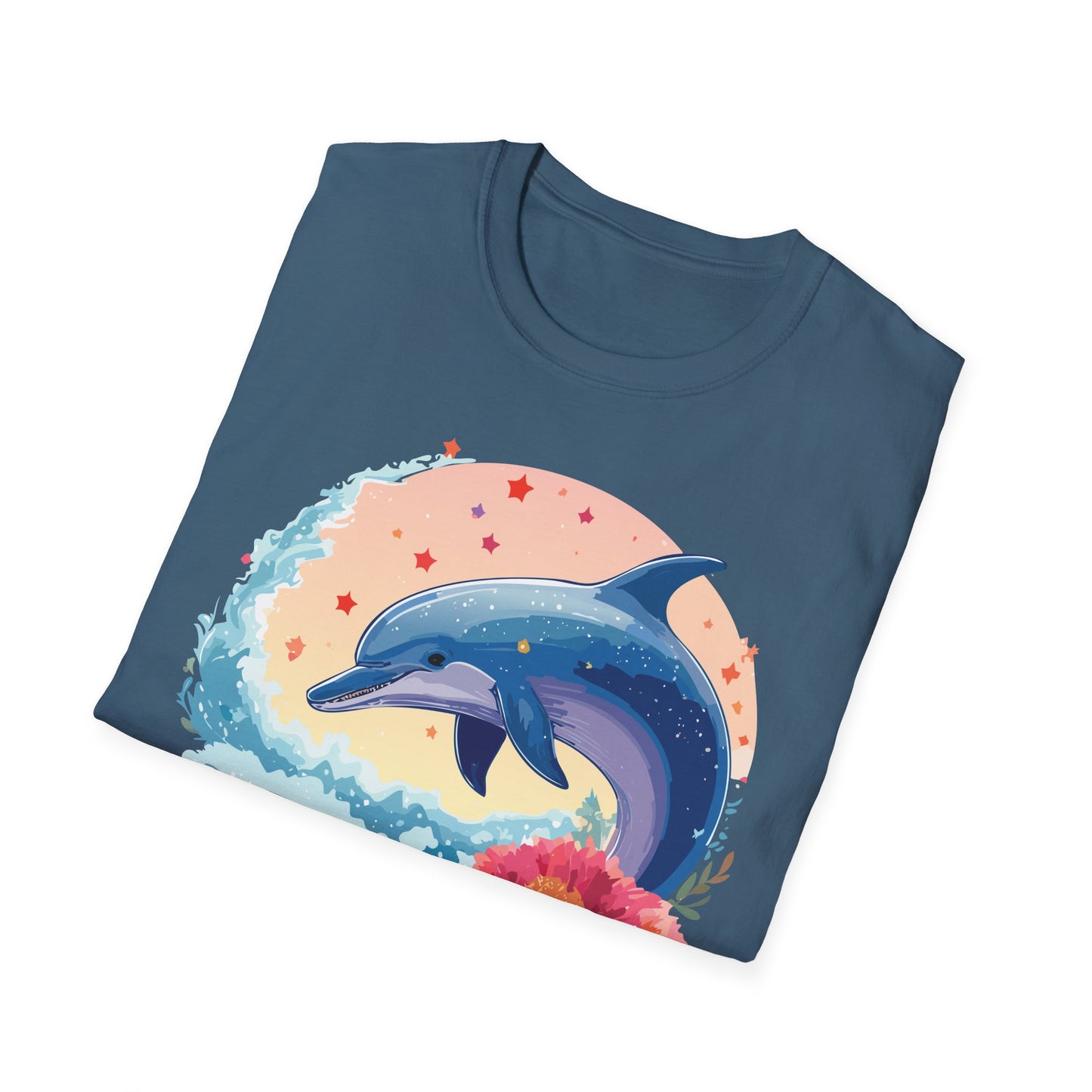 Dolphin Shirts, Shirt with Dolphin, Fish Tee Shirt, Animal Shirt