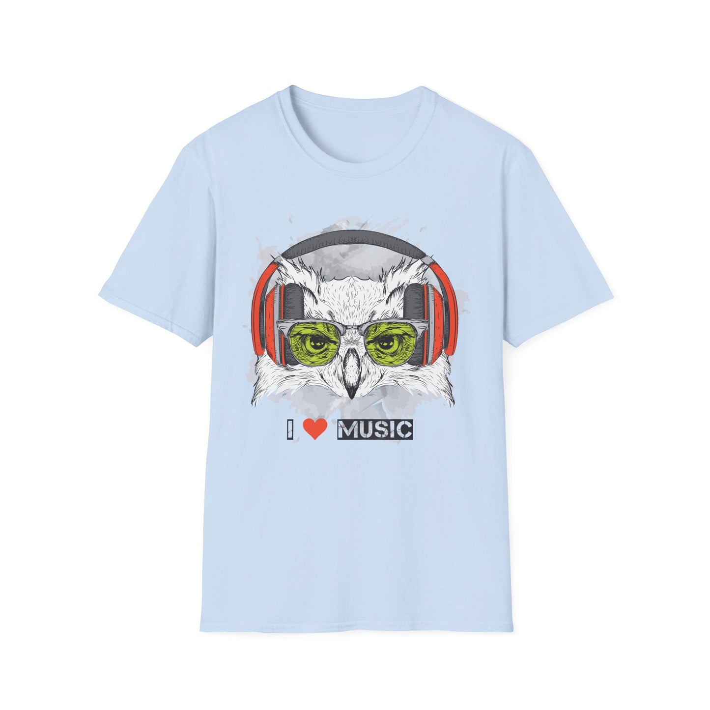 I love Music Animals Shirts, Shirt with Animals, Animals with Headphones Shirt