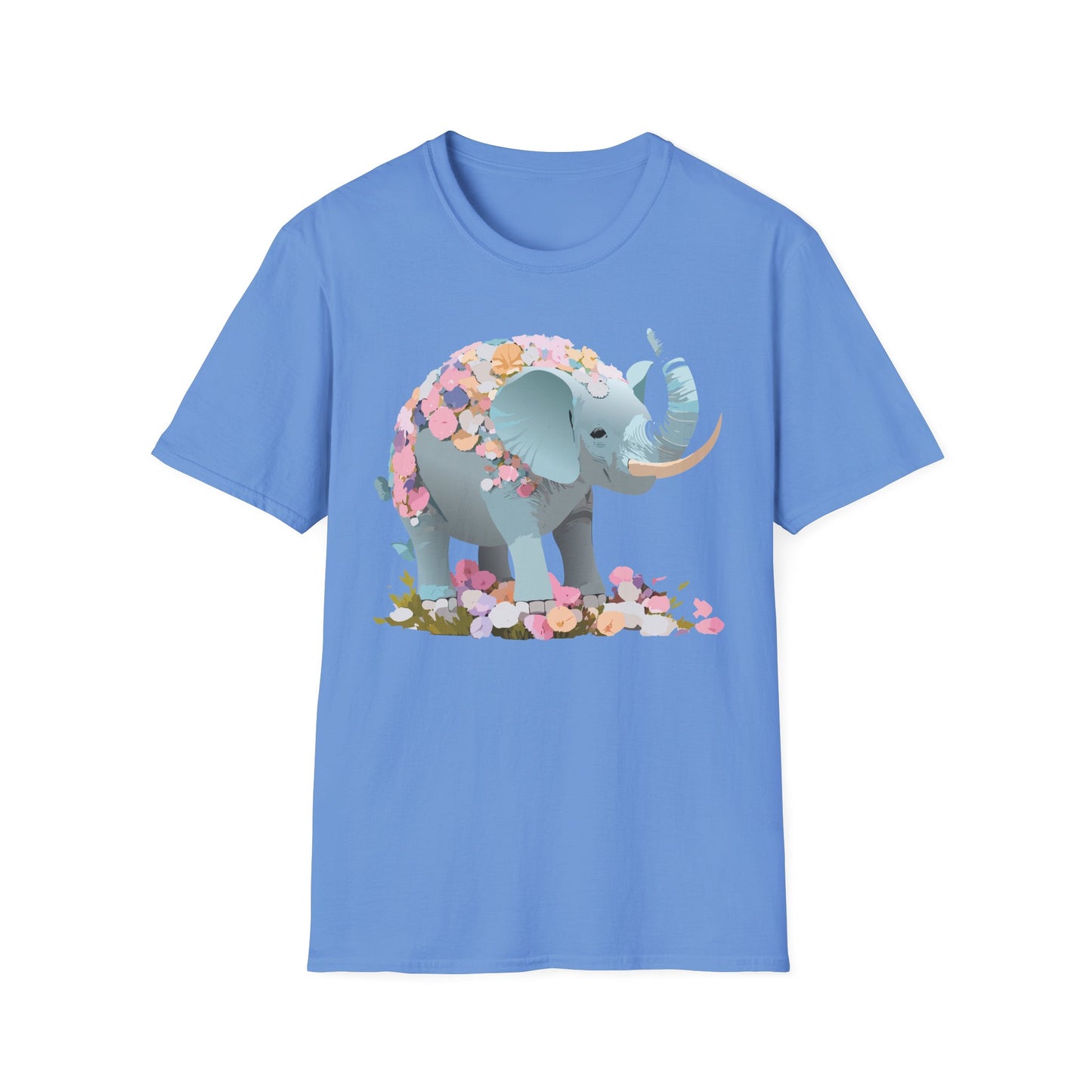 Elephant Shirt, T Shirt with Elephant, Elephant on T Shirt, T Shirt with Animation, Animals Tee Shirt