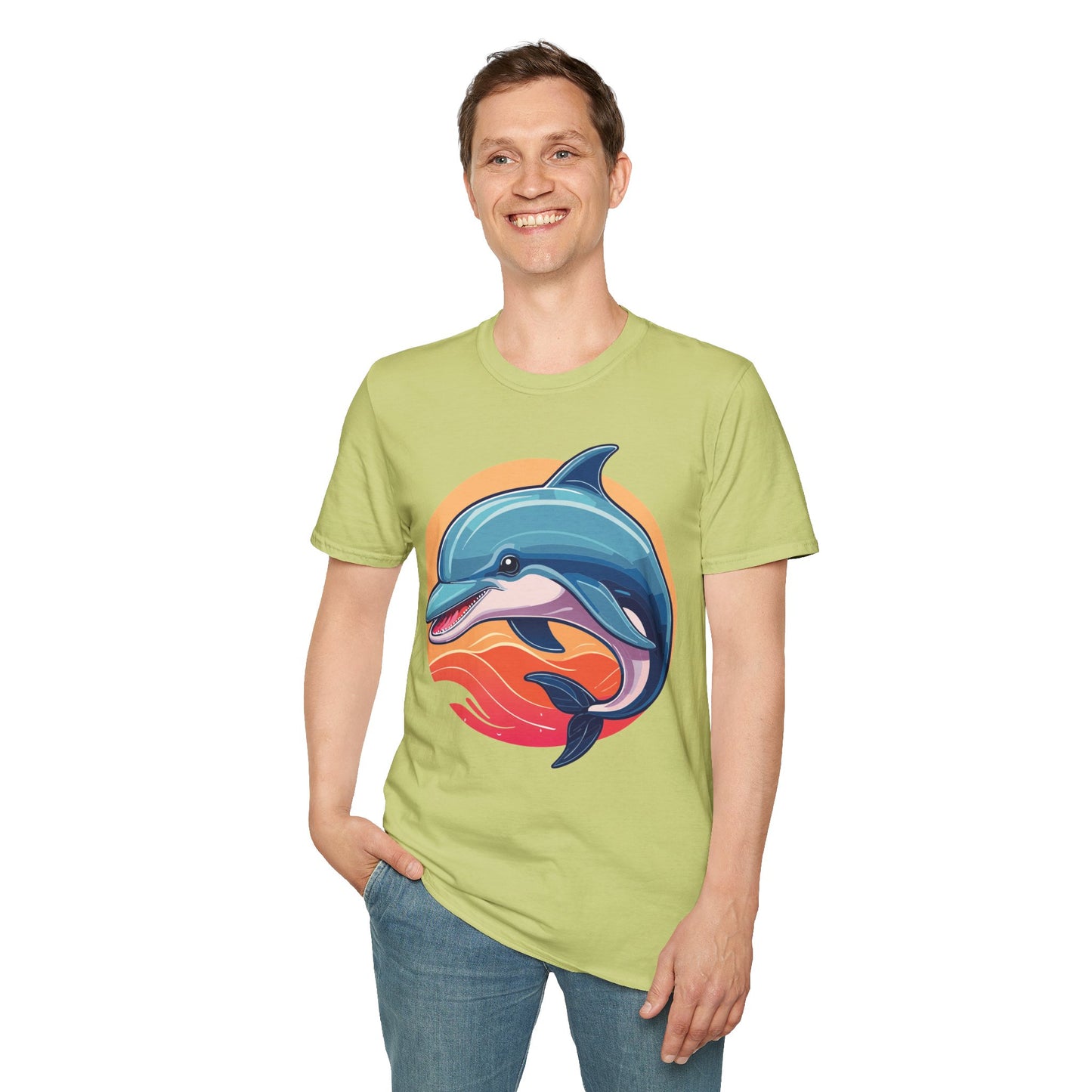 Dolphin Shirts, Shirt with Dolphin, Fish Tee Shirt, Animal Shirt