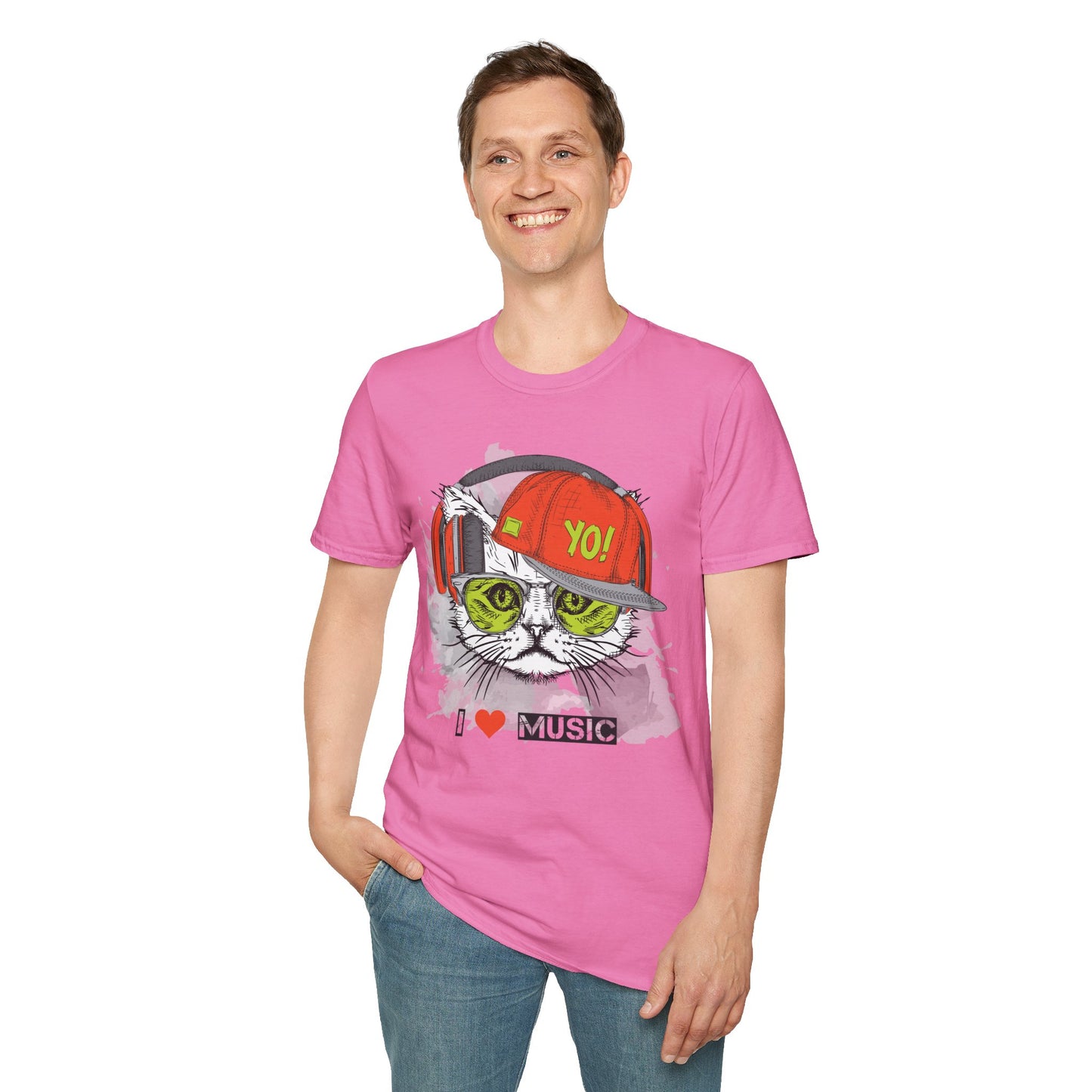 I love Music Animals Shirts, Shirt with Animals, Animals with Headphones Shirt