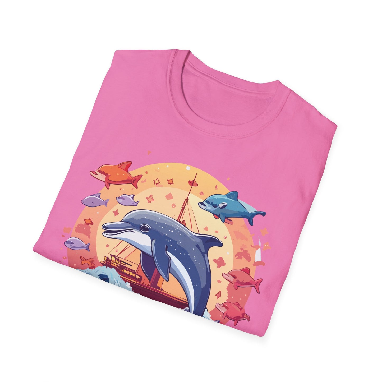 Dolphin Shirts, Shirt with Dolphin, Fish Tee Shirt, Animal Shirt