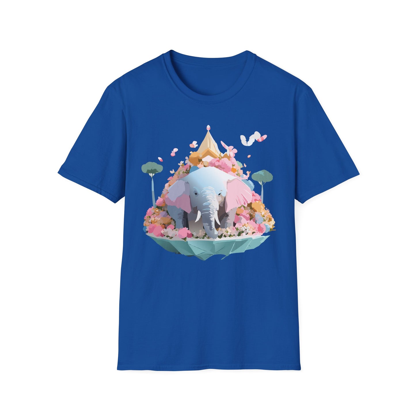 Elephant Shirt, T Shirt with Elephant, Elephant on T Shirt, T Shirt with Animation, Animals Tee Shirt
