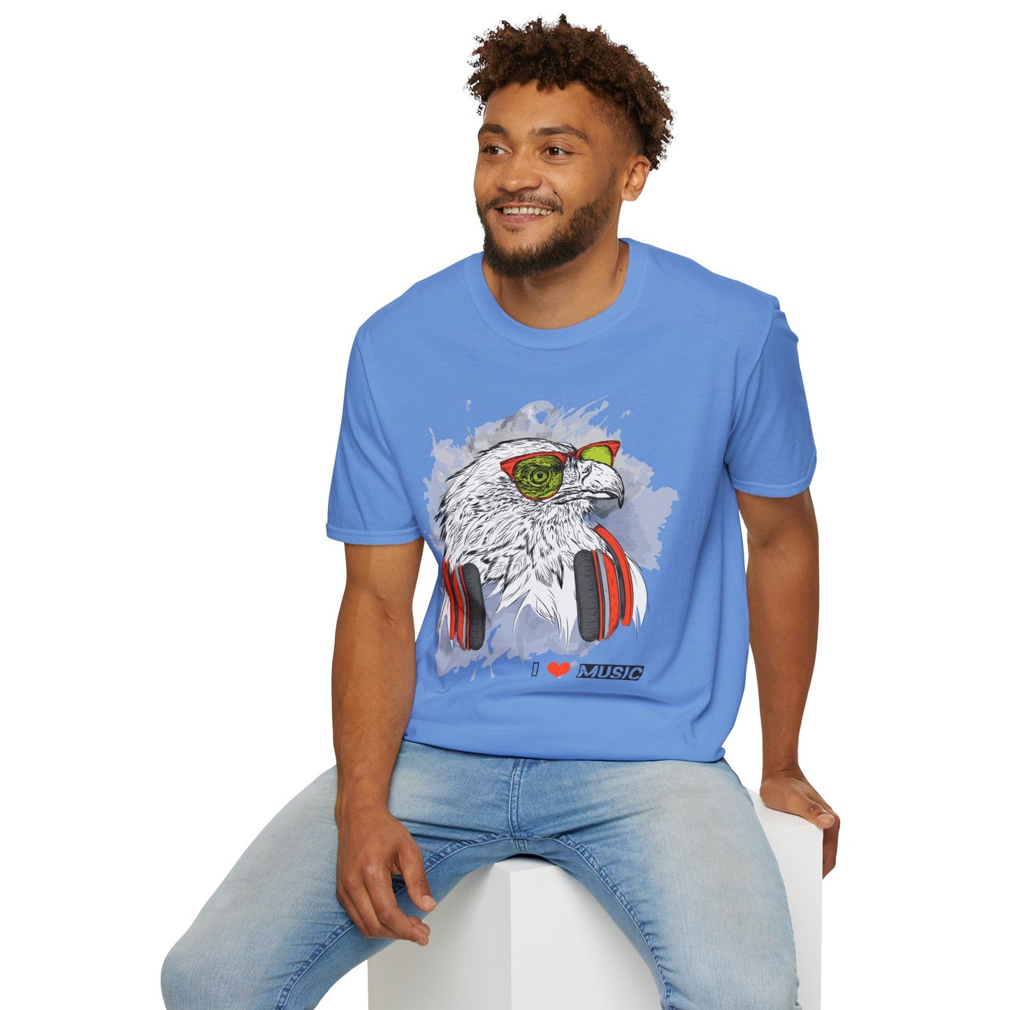 I love Music Animals Shirts, Shirt with Animals, Animals with Headphones Shirt