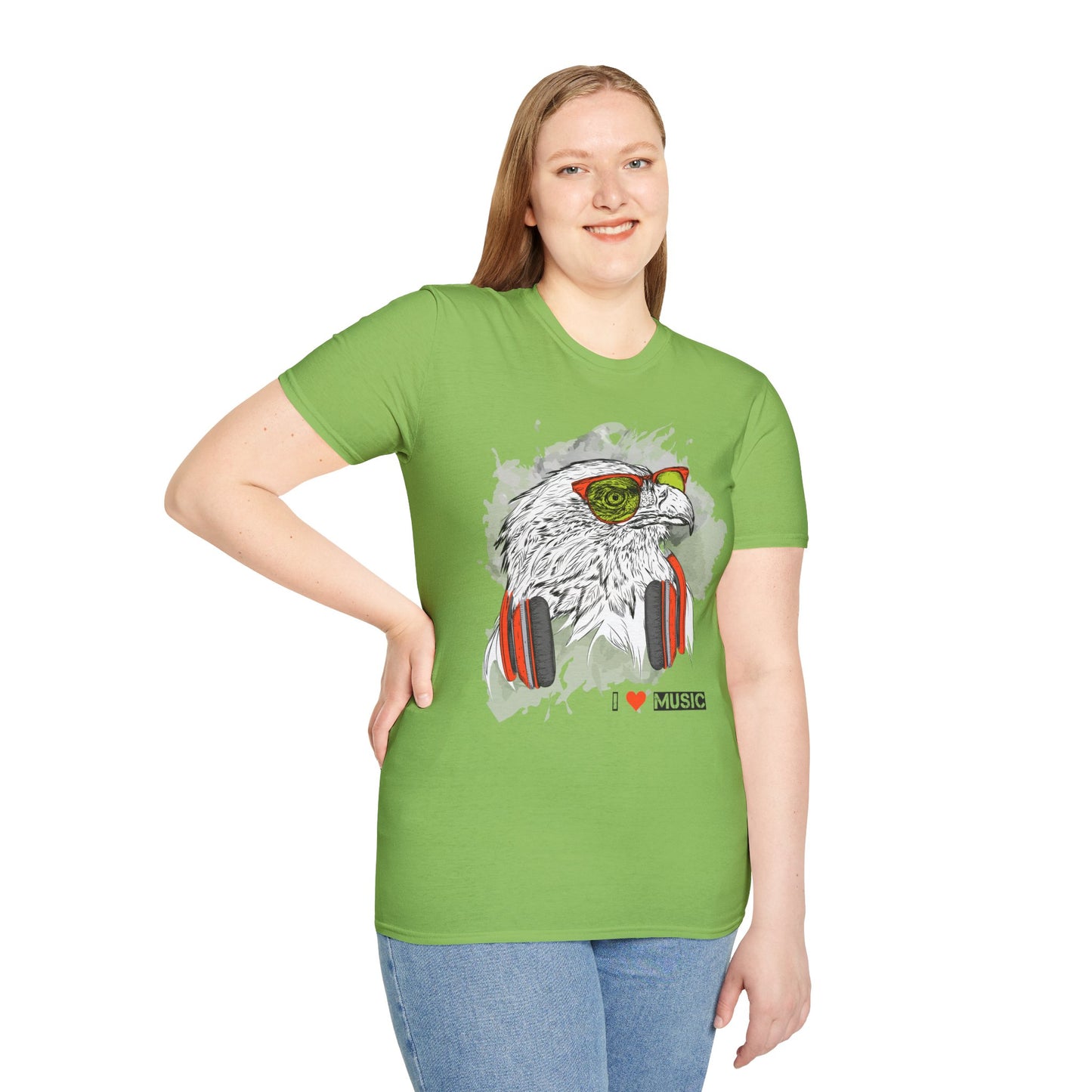 I love Music Animals Shirts, Shirt with Animals, Animals with Headphones Shirt