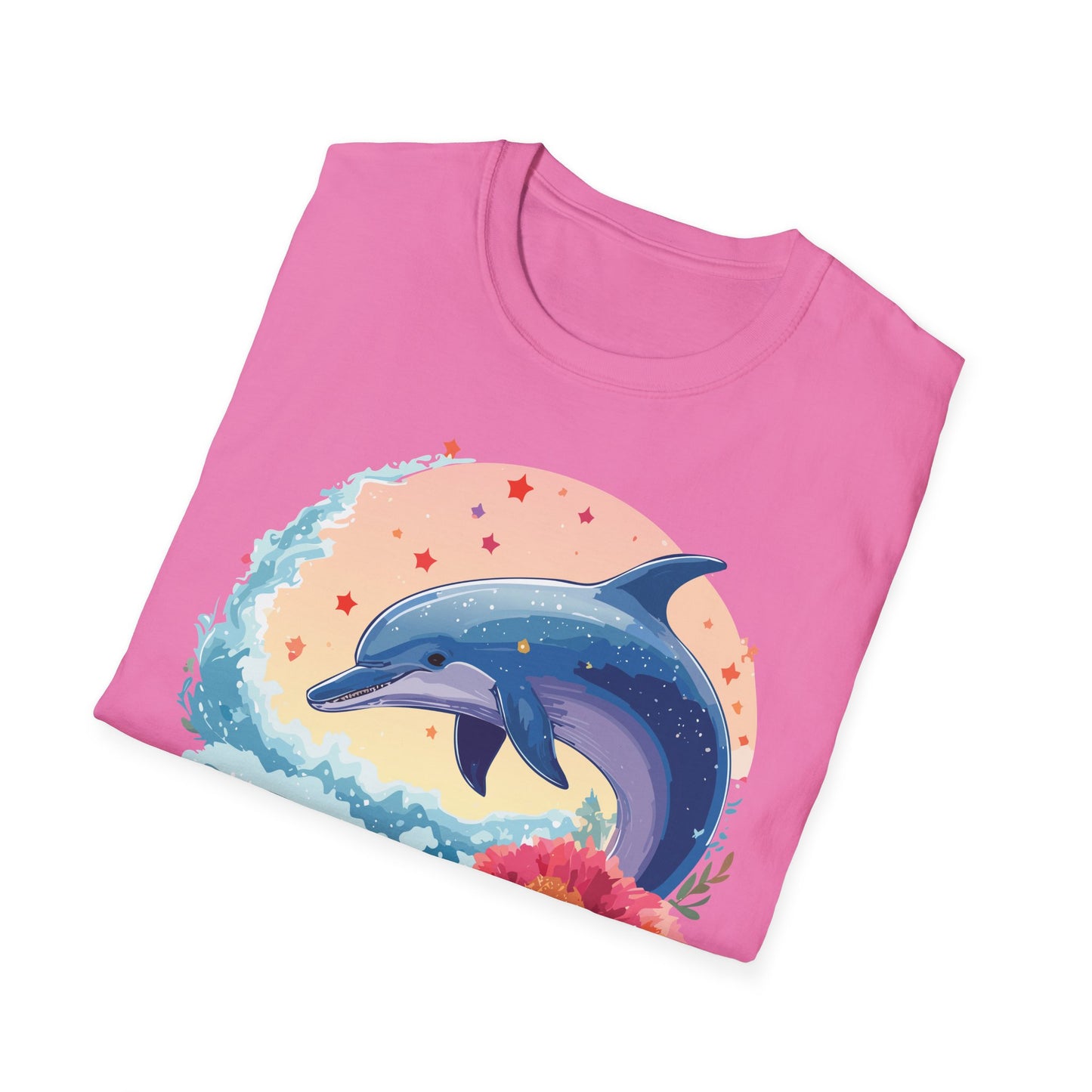 Dolphin Shirts, Shirt with Dolphin, Fish Tee Shirt, Animal Shirt