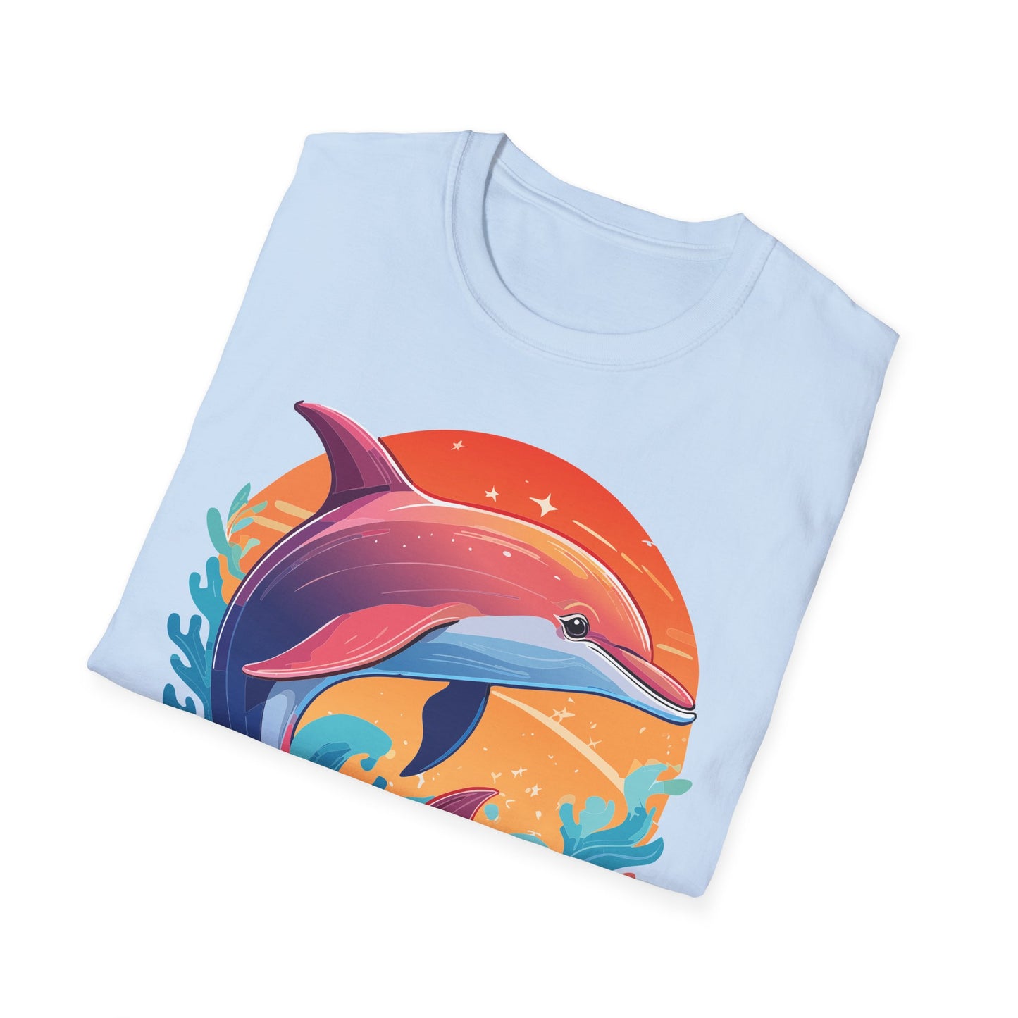Dolphin Shirts, Shirt with Dolphin, Fish Tee Shirt, Animal Shirt