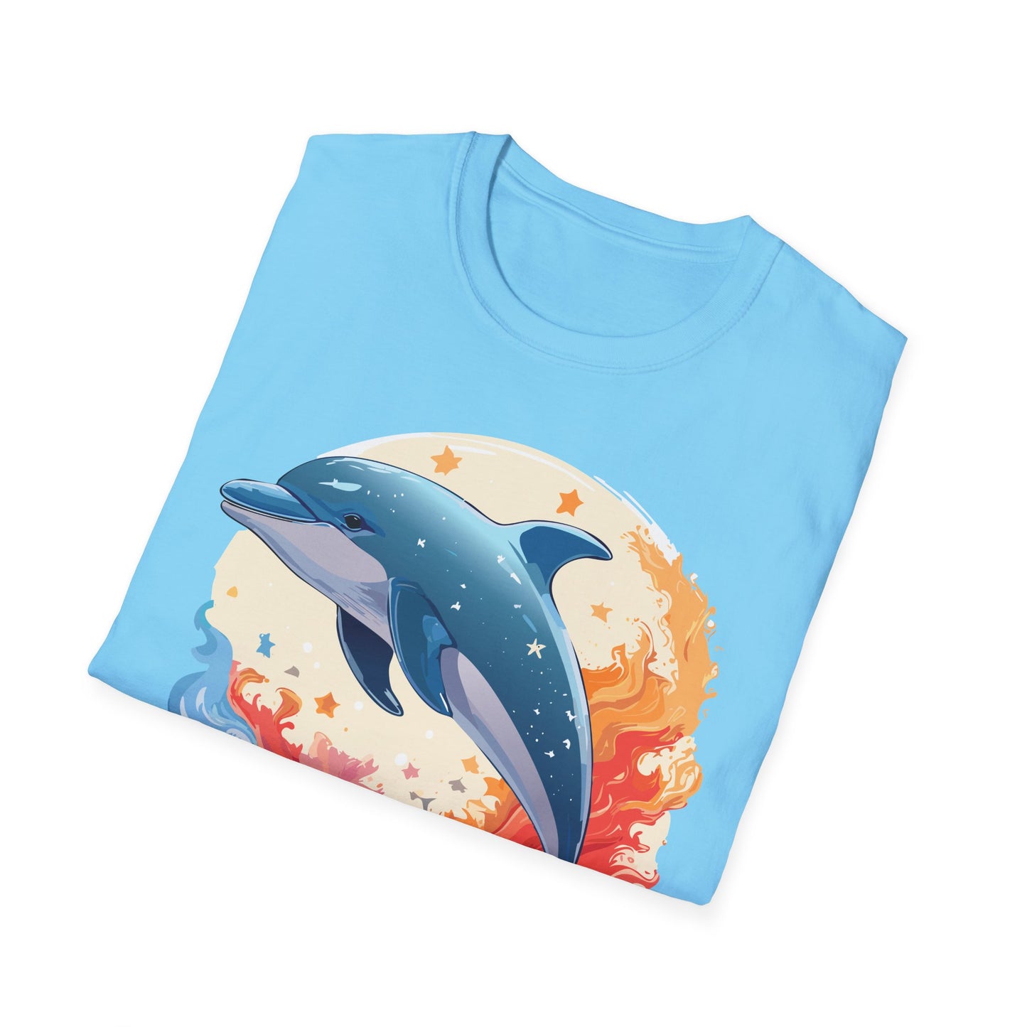Dolphin Shirts, Shirt with Dolphin, Fish Tee Shirt, Animal Shirt