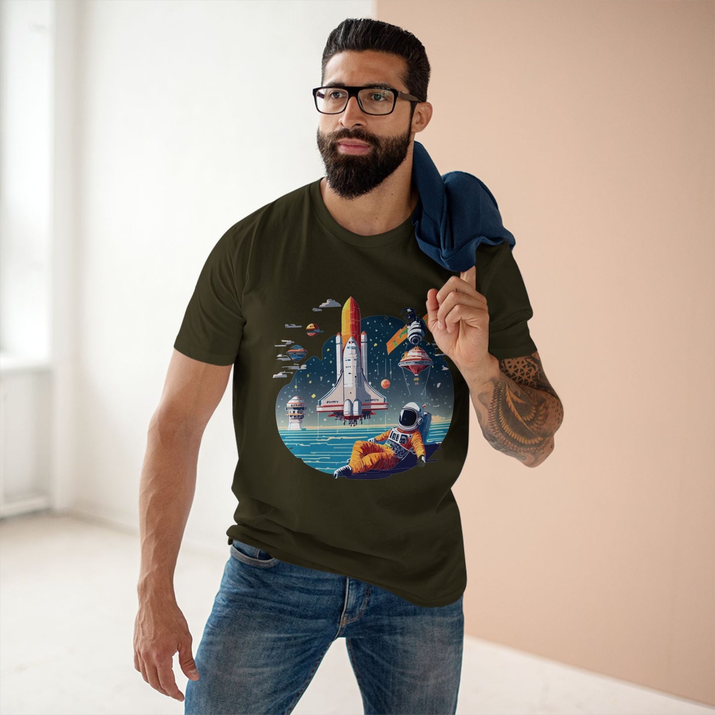 Cosmos Shirt, Astronaut Shirt Retro2Nova