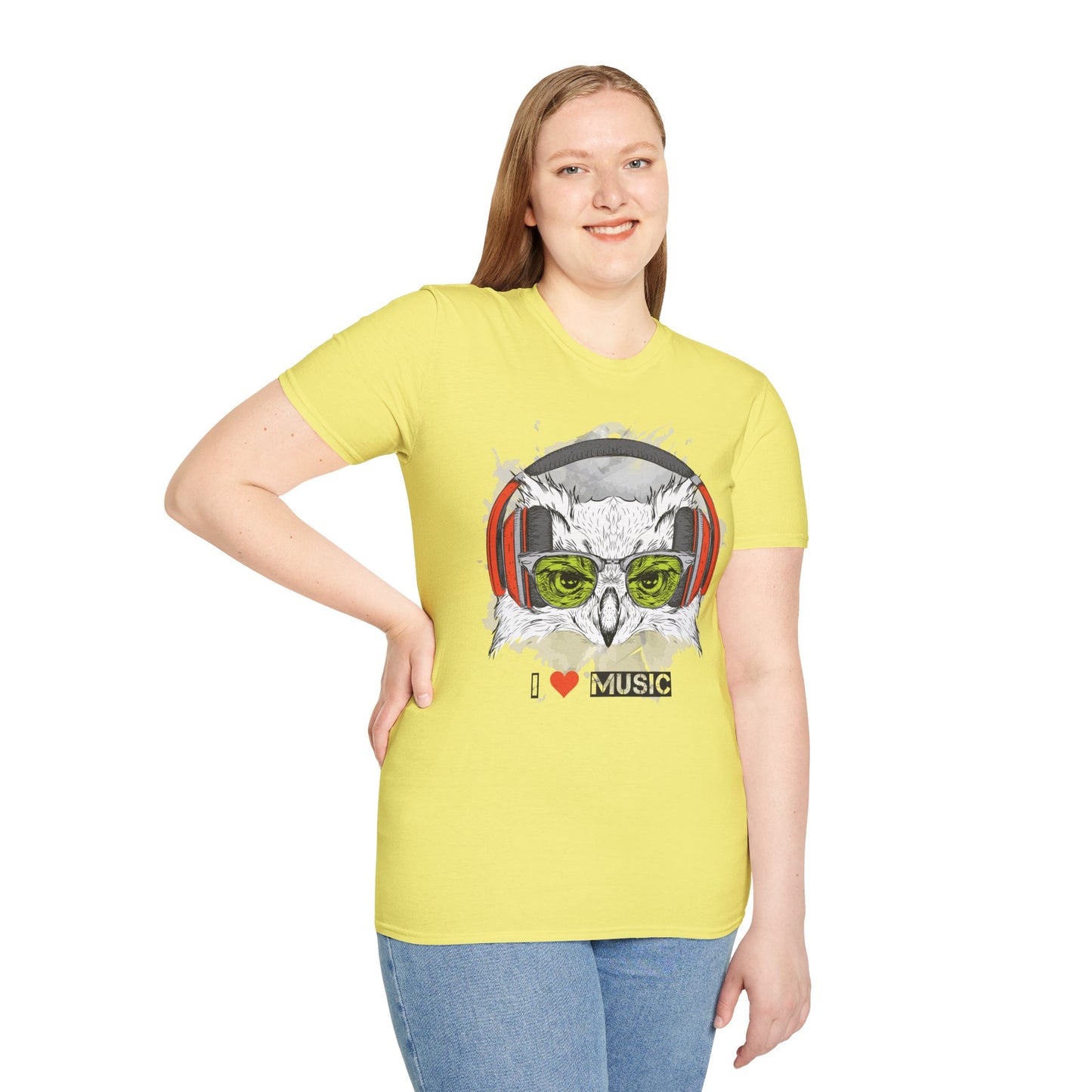 I love Music Animals Shirts, Shirt with Animals, Animals with Headphones Shirt