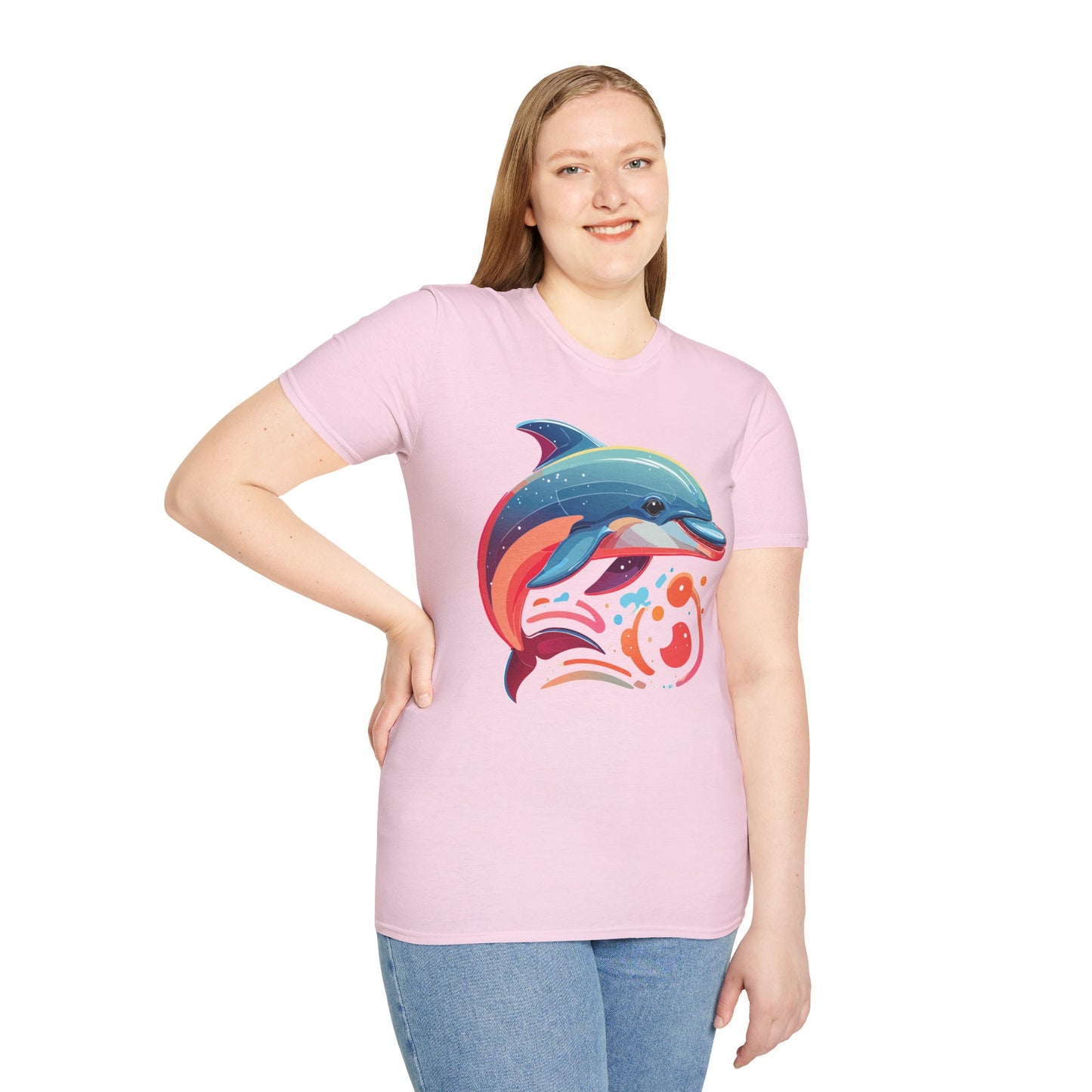 Dolphin Shirts, Shirt with Dolphin, Fish Tee Shirt, Animal Shirt