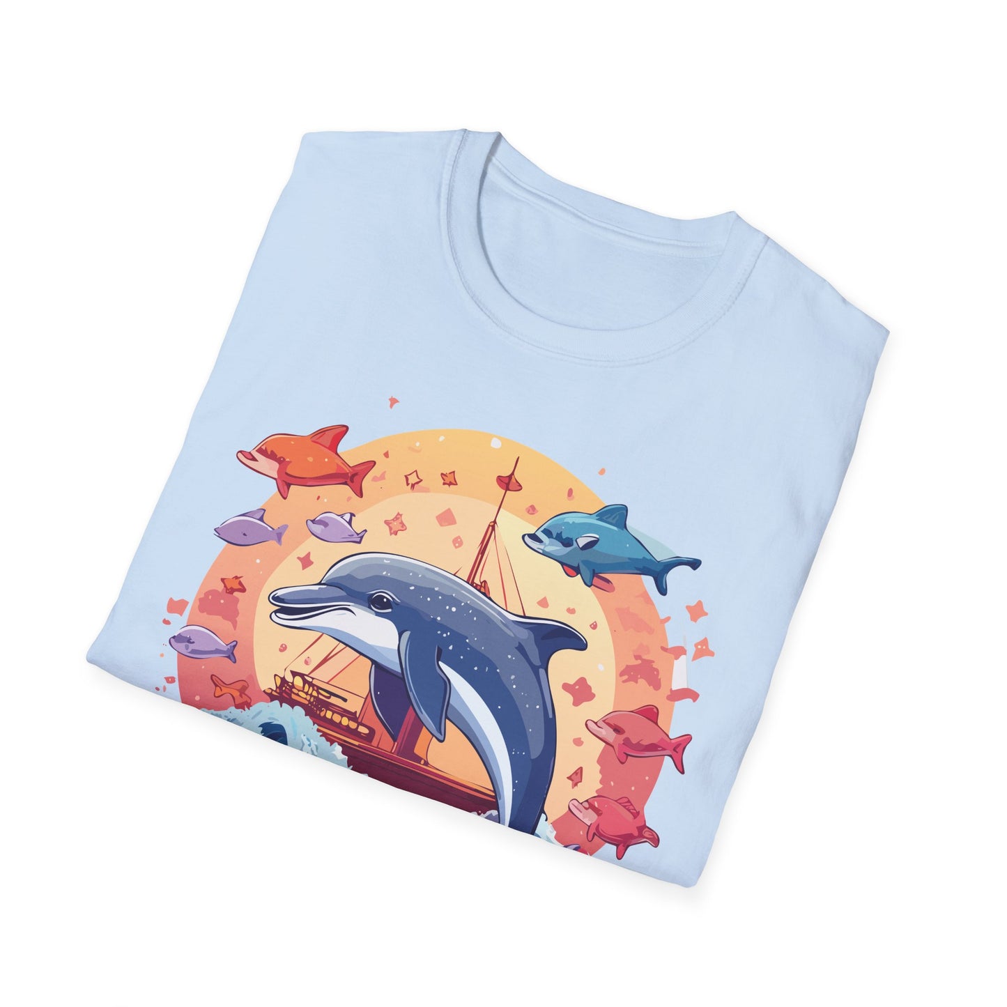 Dolphin Shirts, Shirt with Dolphin, Fish Tee Shirt, Animal Shirt