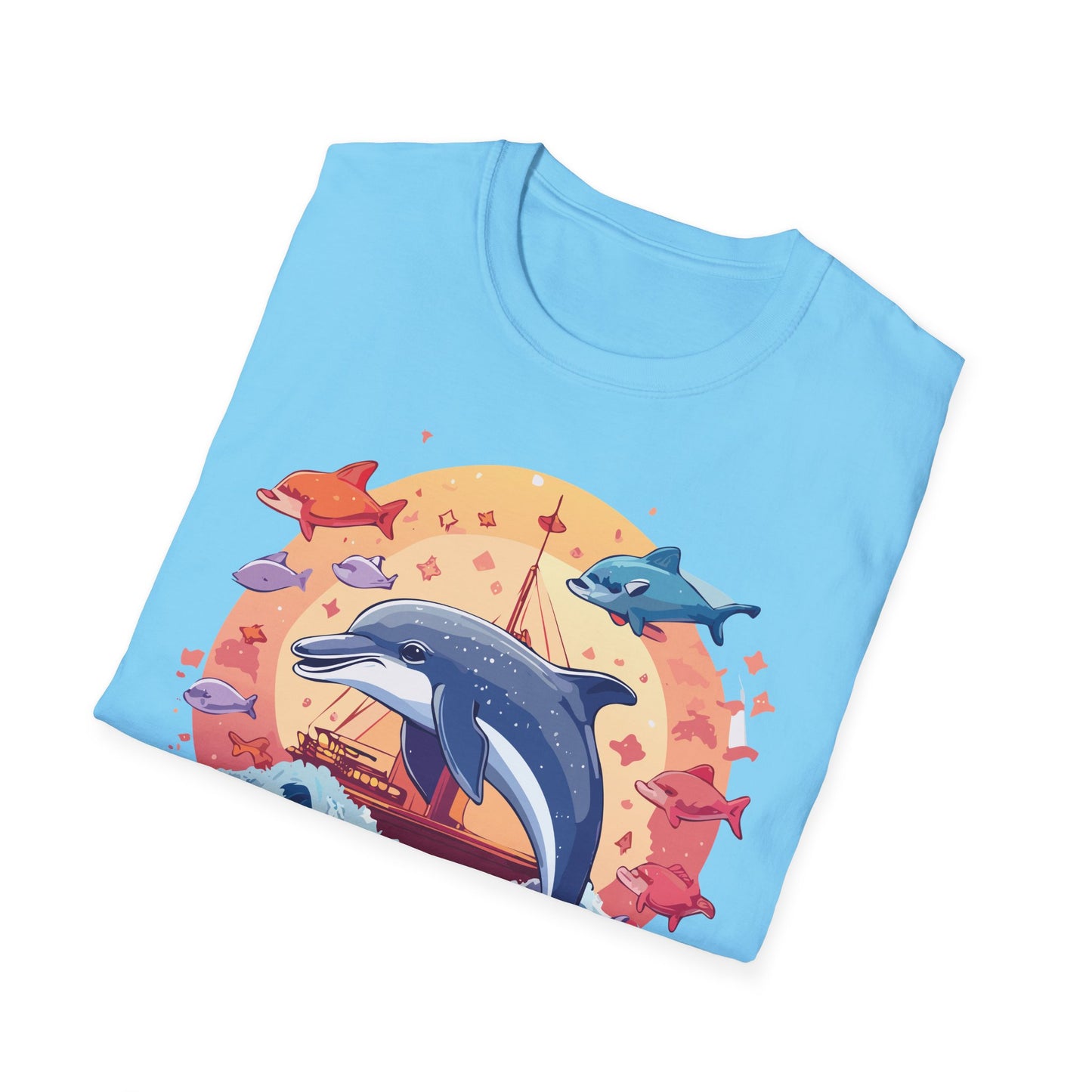 Dolphin Shirts, Shirt with Dolphin, Fish Tee Shirt, Animal Shirt