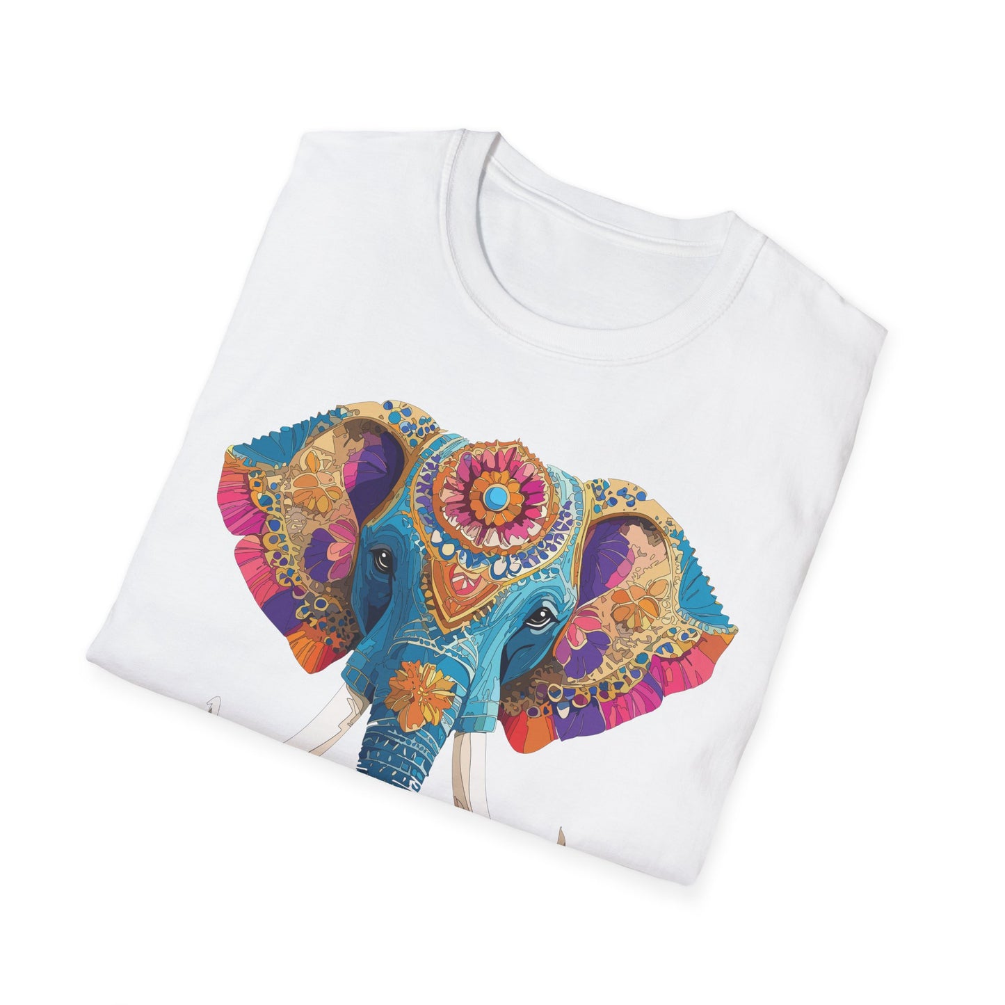 Elephant Shirt, T Shirt with Elephant, Elephant on T Shirt, T Shirt with Animation, Animals Tee Shirt
