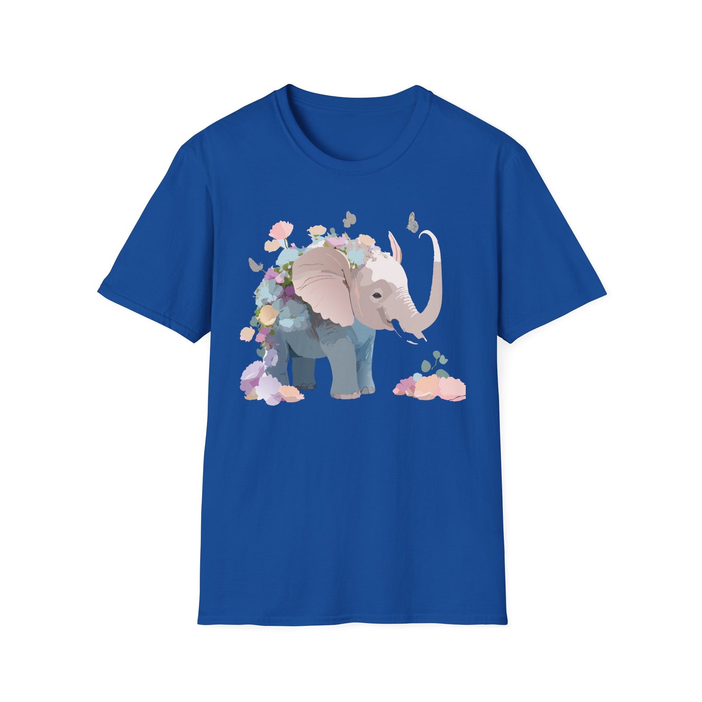Elephant Shirt, T Shirt with Elephant, Elephant on T Shirt, T Shirt with Animation, Animals Tee Shirt