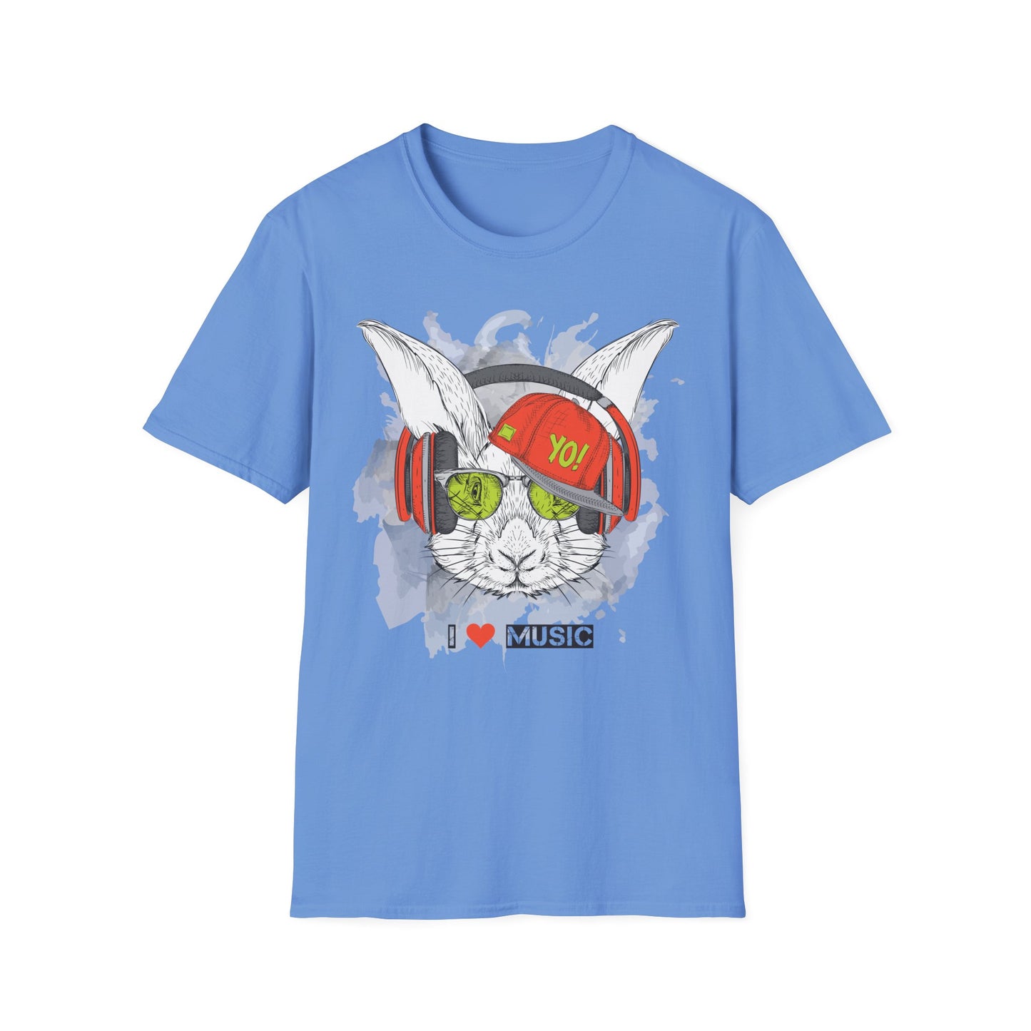 I love Music Animals Shirts, Shirt with Animals, Animals with Headphones Shirt