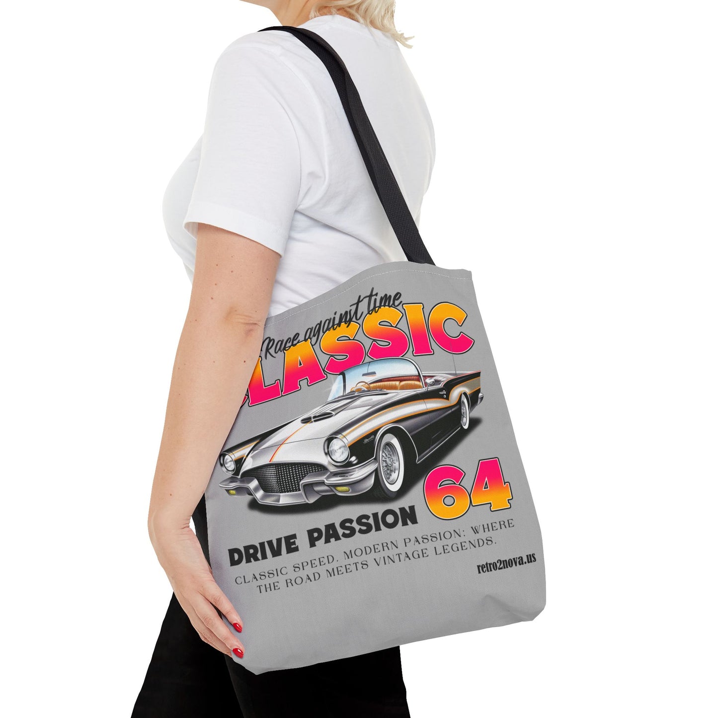 Canvas Tote Bag – Classic Vintage Car - retro2nova