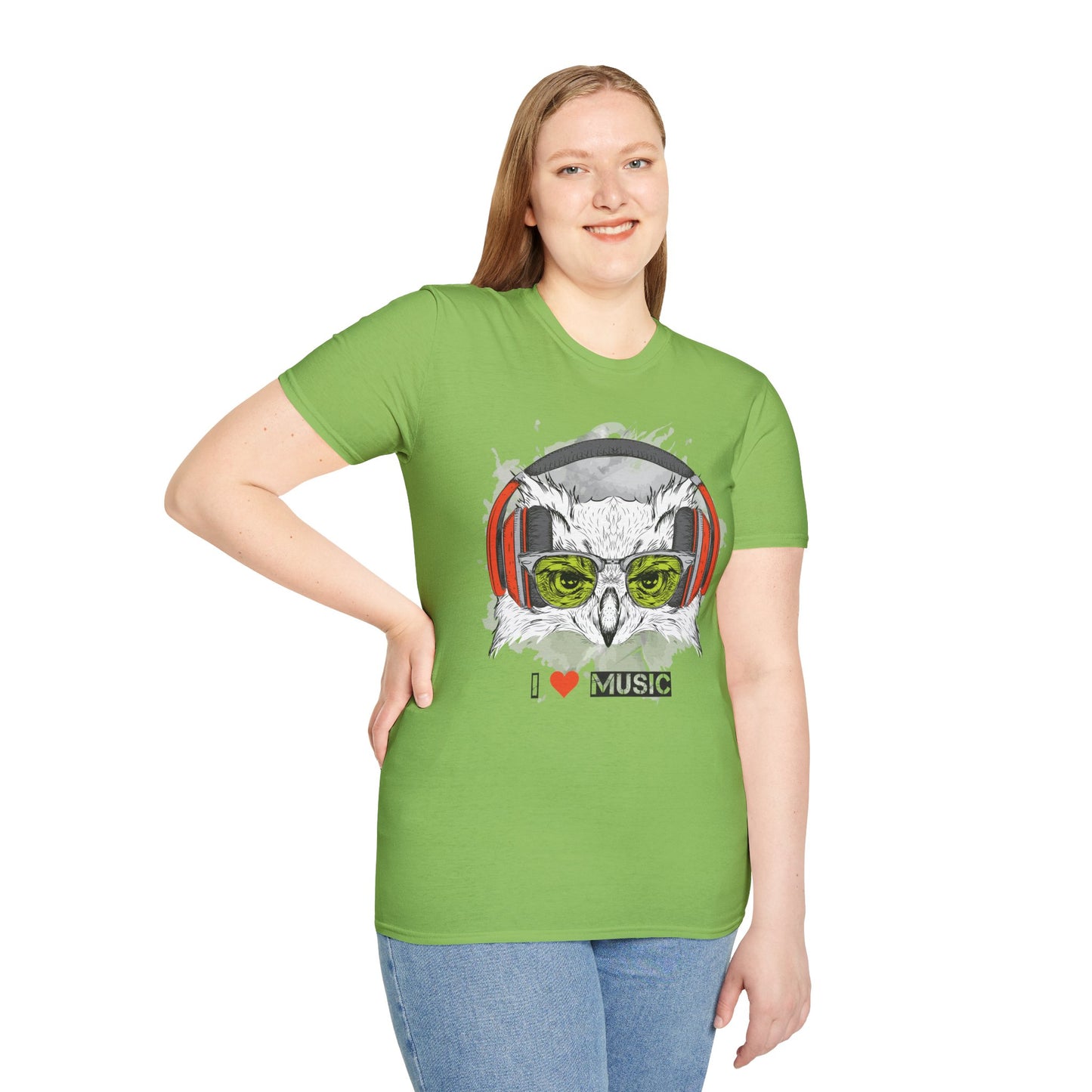 I love Music Animals Shirts, Shirt with Animals, Animals with Headphones Shirt
